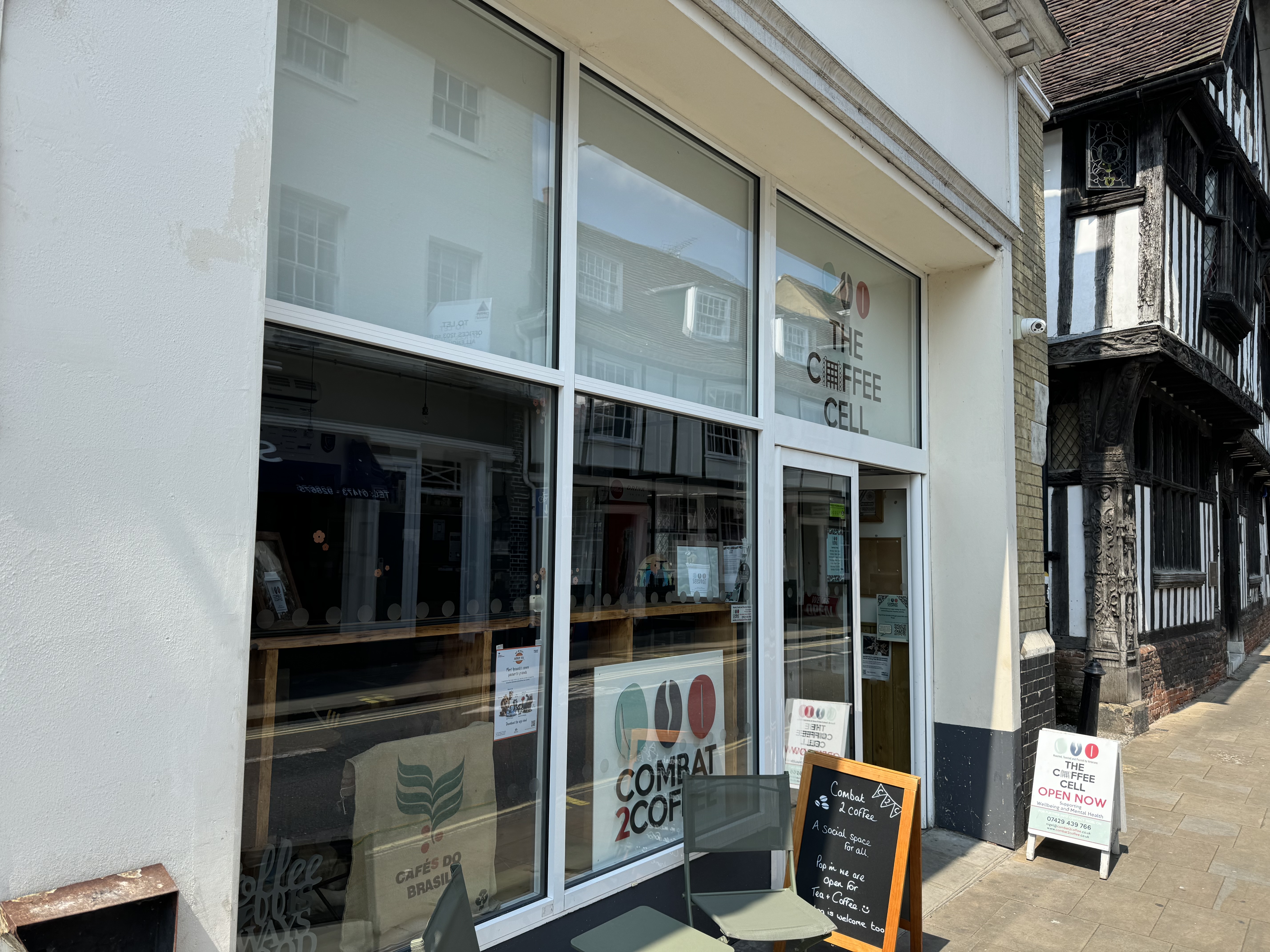 A photo of the Combat2Coffee coffee shop