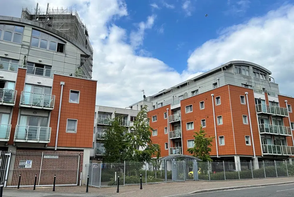 Photo of the flats on Wolsey Street