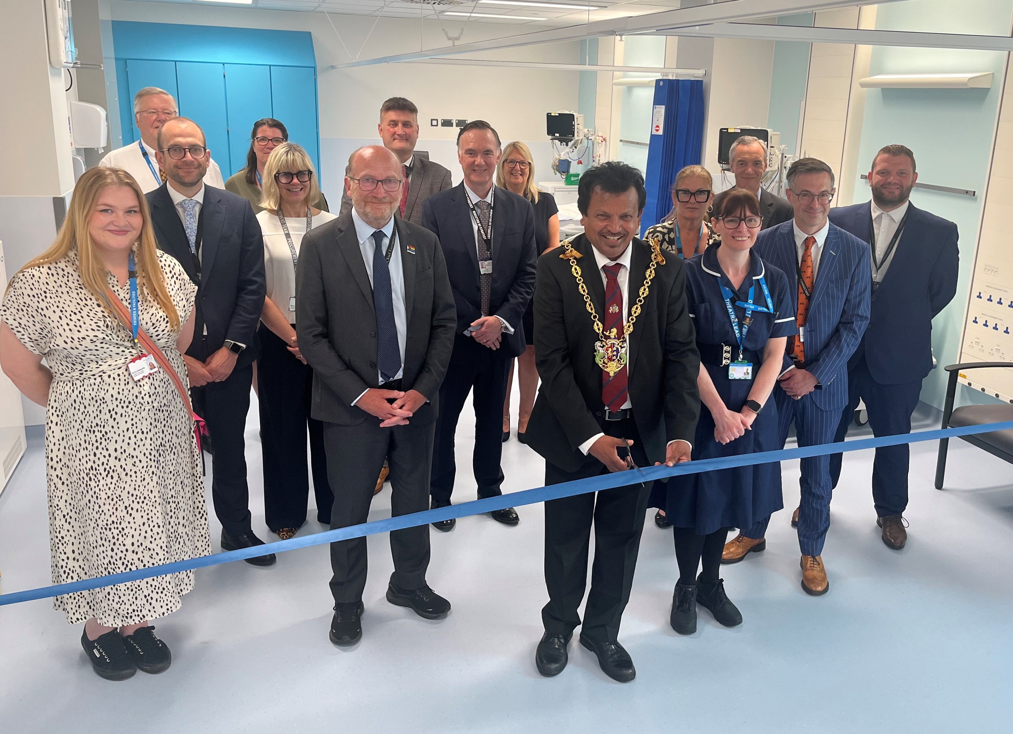 Ribbon cutting with Ipswich mayor councillor Elango Elavalakan