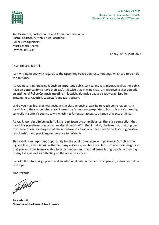 Letter from Jack Abbott