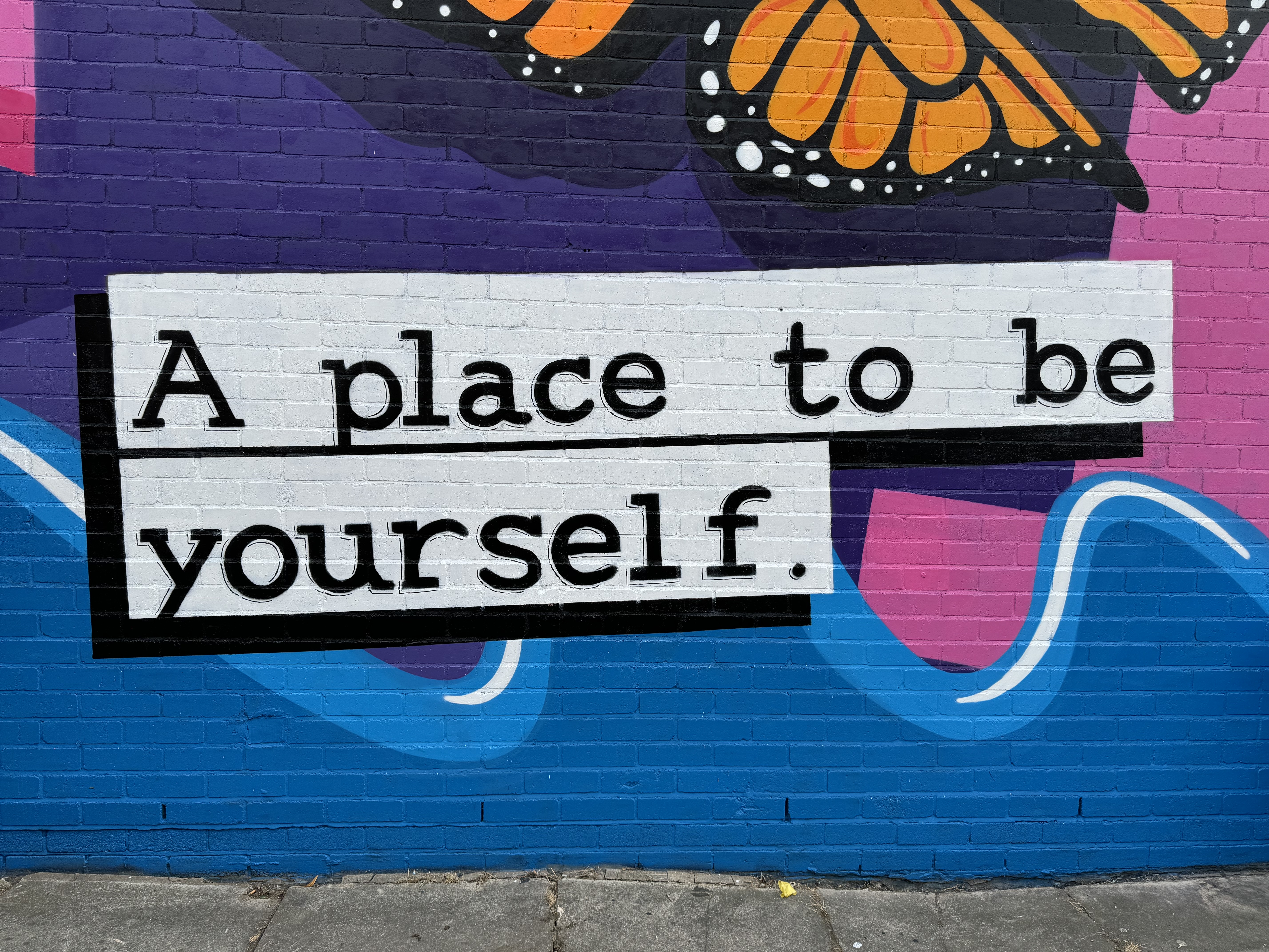 ‘KB Designs Youth Mural’ on Great Coleman Street in 2024