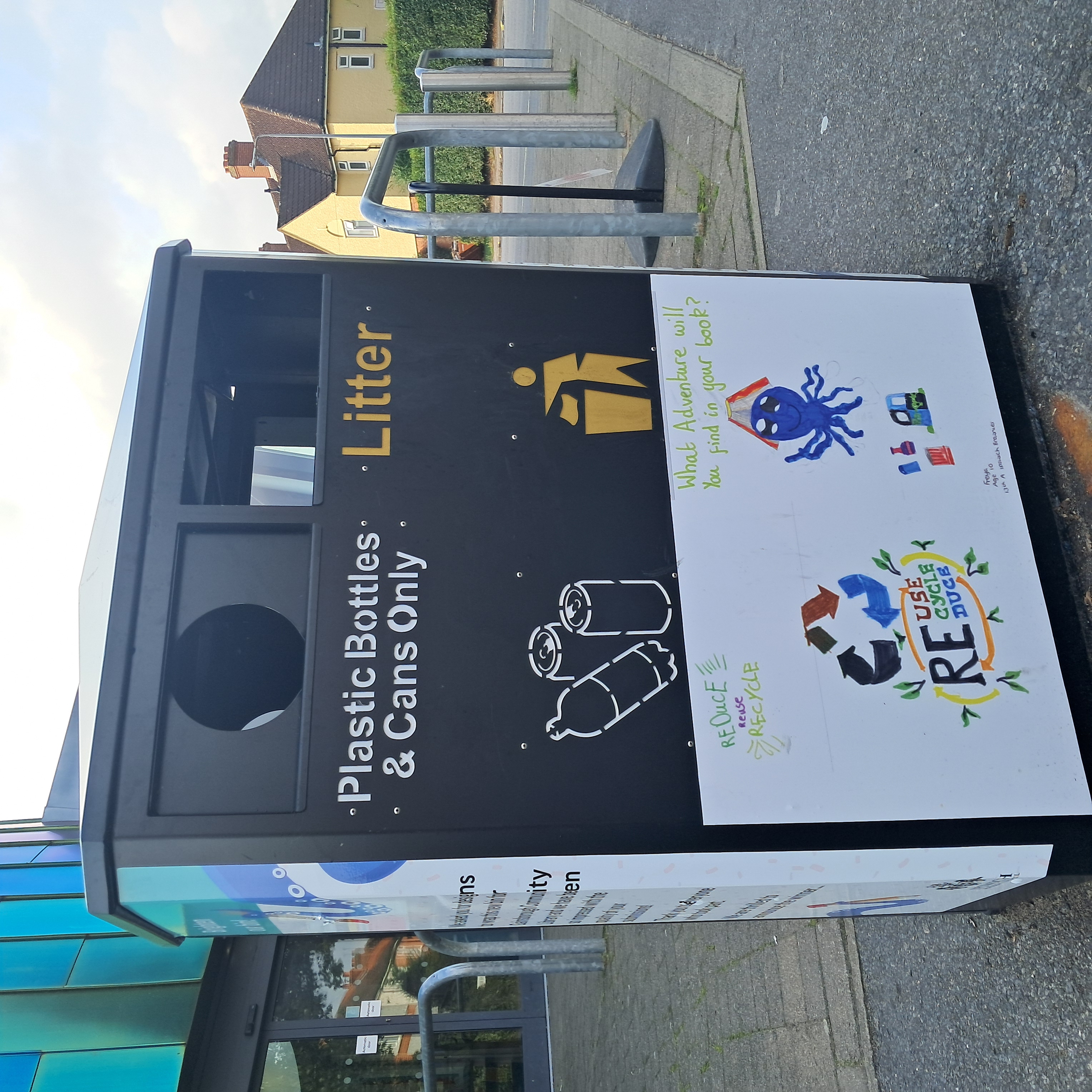 New bin at Gainsborough Library
