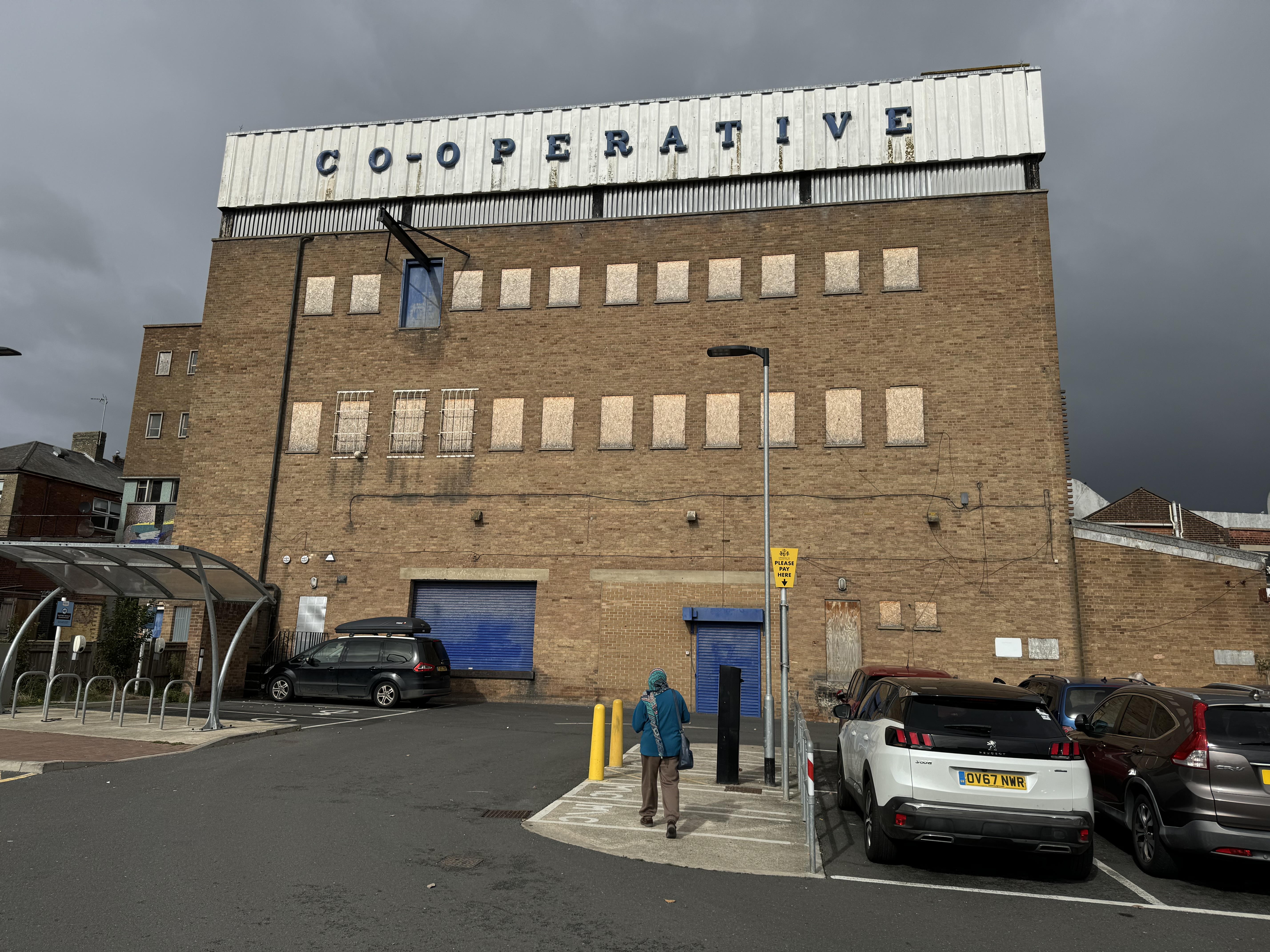 Car park behind the Co-op building