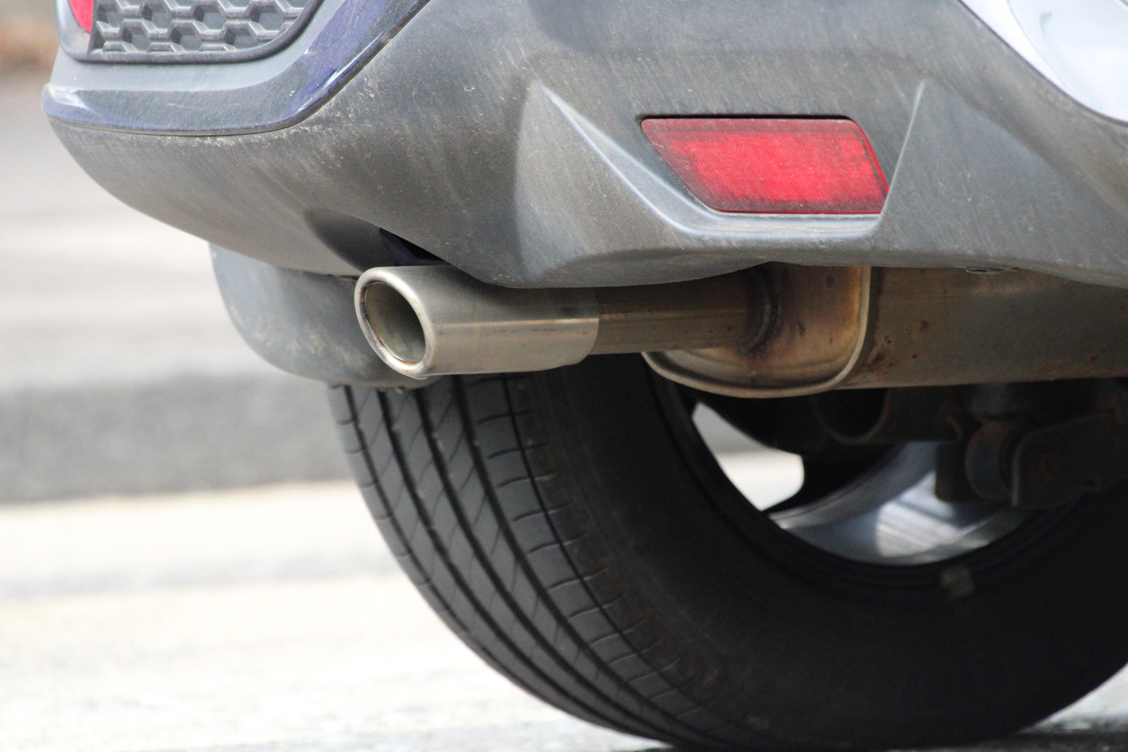 A car exhaust