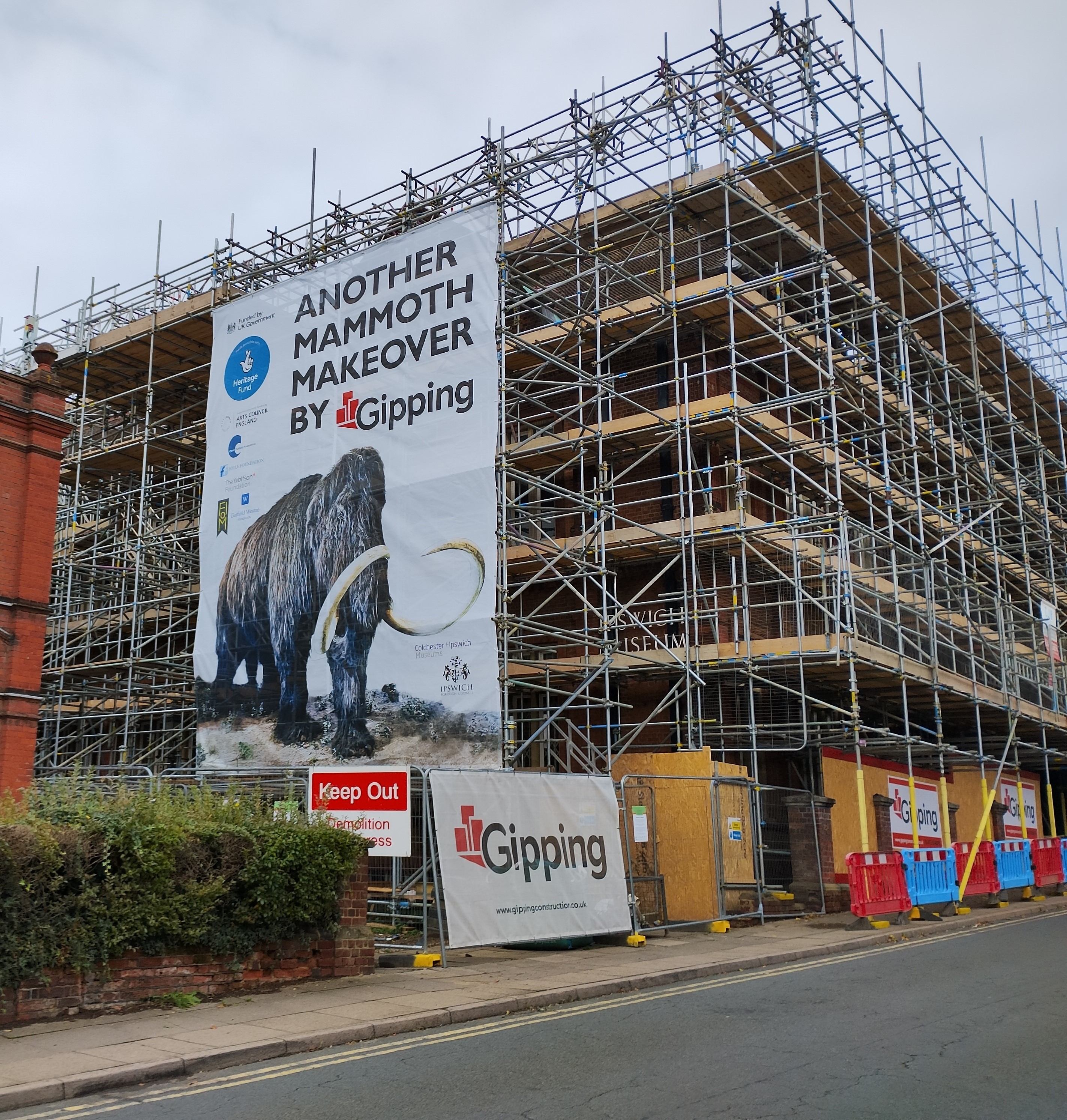 Exterior renovation of Ipswich Museum