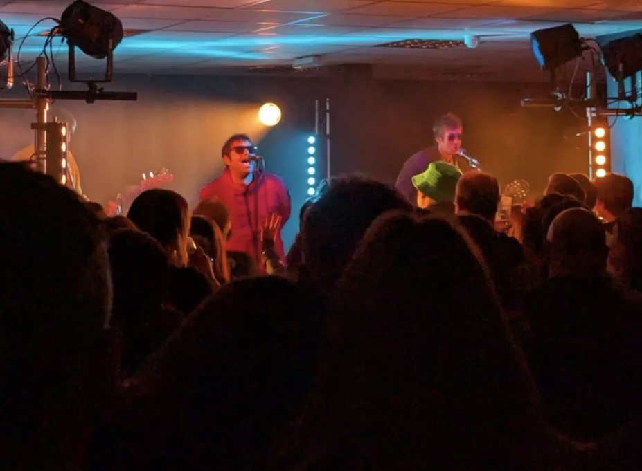 Definitely Oasis performing to sell-out crowd at The Baths