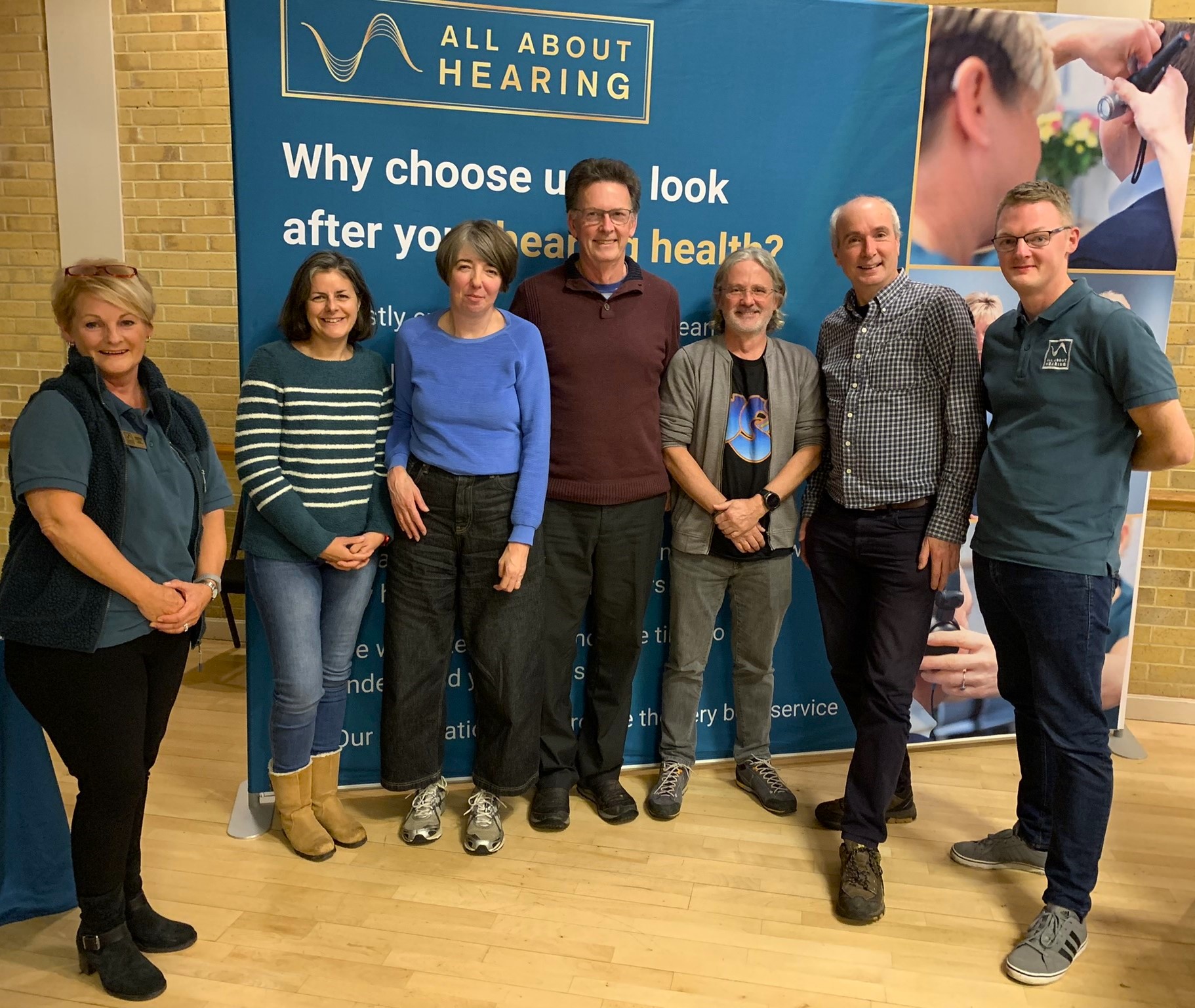 All About Hearing owners with winning team Lyn-Less