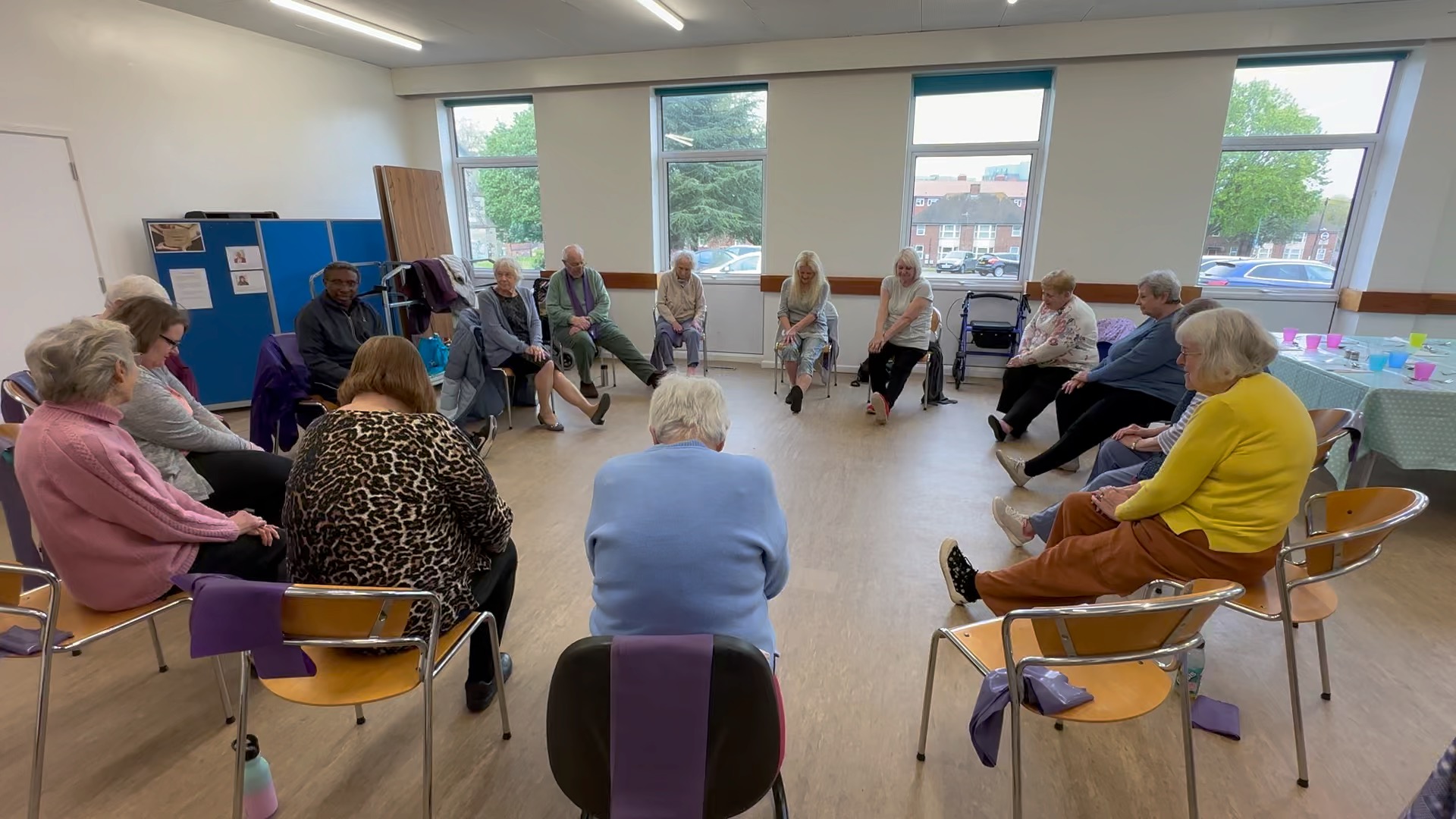 ActivLives falls prevention exercise St Mary at Stoke Church Hall, Ipswich