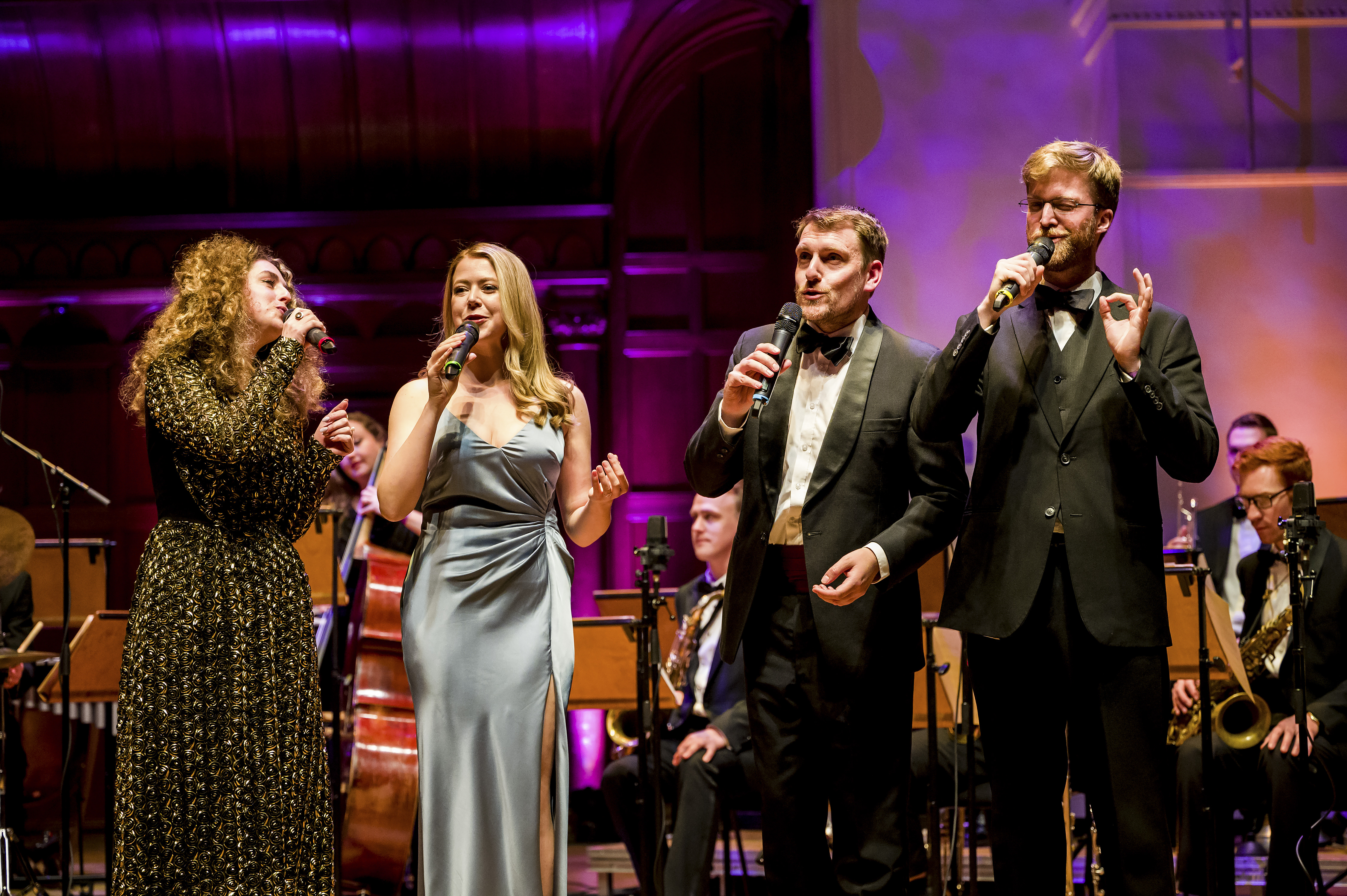 Down for the Count swing orchestra performing at Cadogan Hall