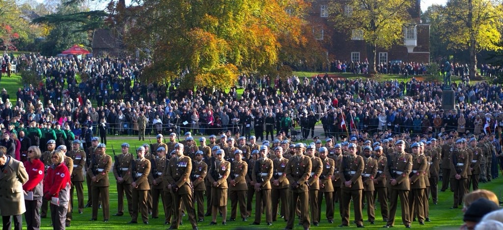 Thousands came together at Christchurch Park to remember fallen heroes on Remembrance Day in Ipswich