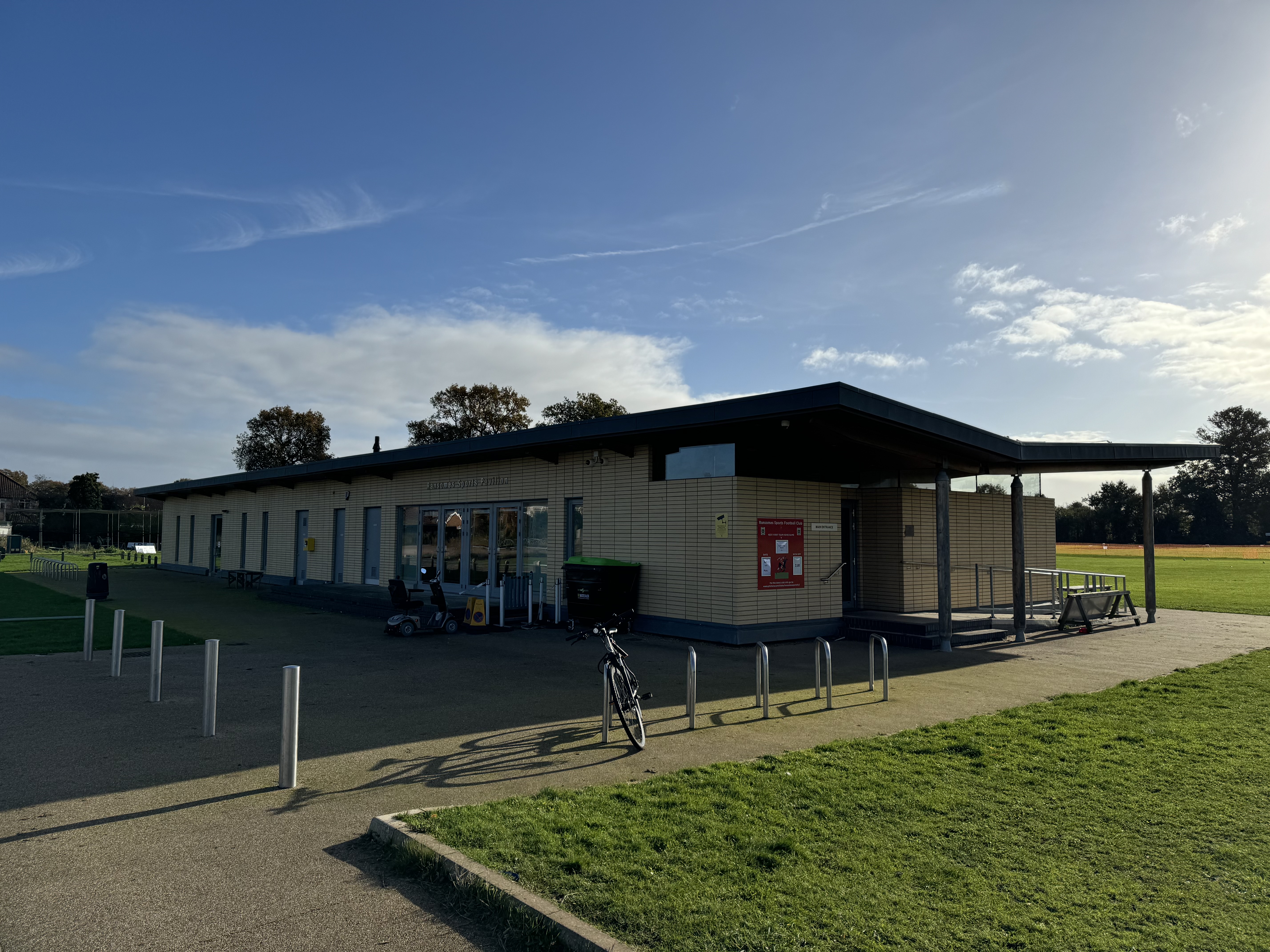 Ransomes Sports Pavilion in Ipswich