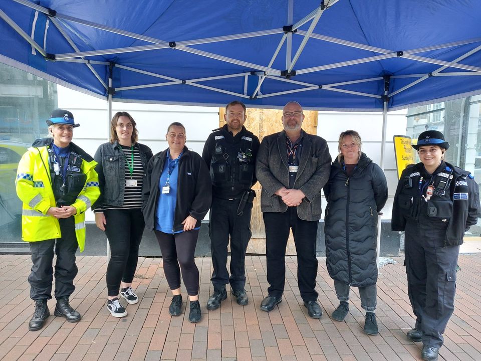 PC Finch led yesterday's operation alongside Police Community Support Officers and colleagues from the Health Outreach Service