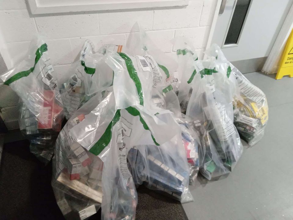 Trading Standards officers have seized more than 1,200 packets of tobacco and 270 vapes