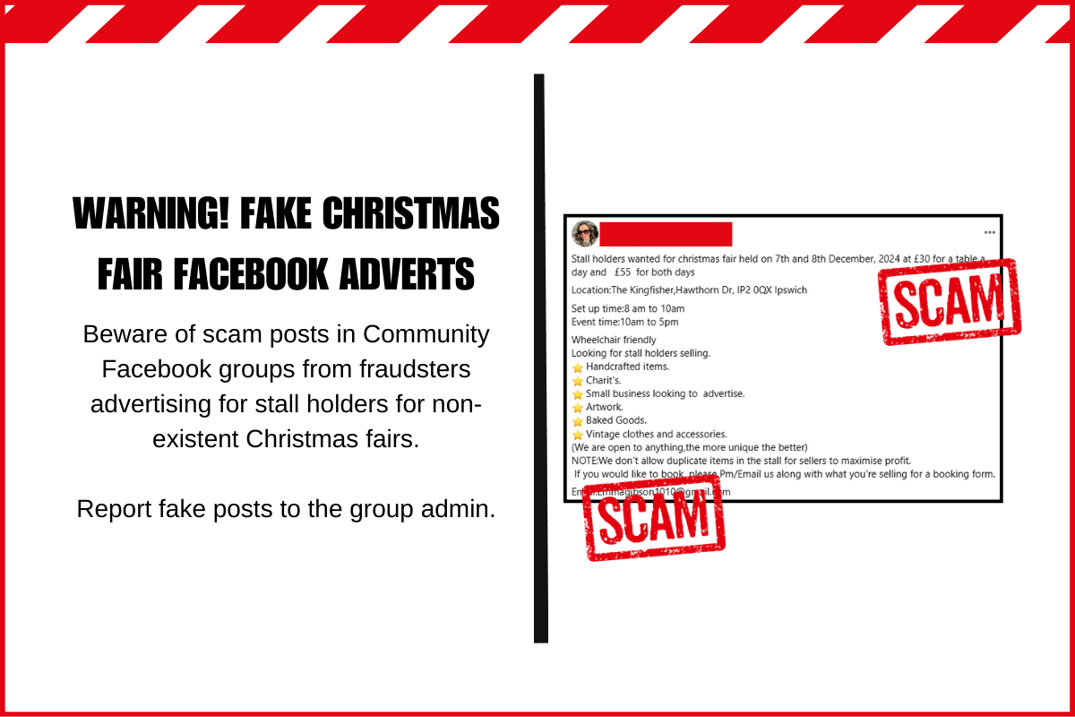 Warning issued by Suffolk Trading Standards