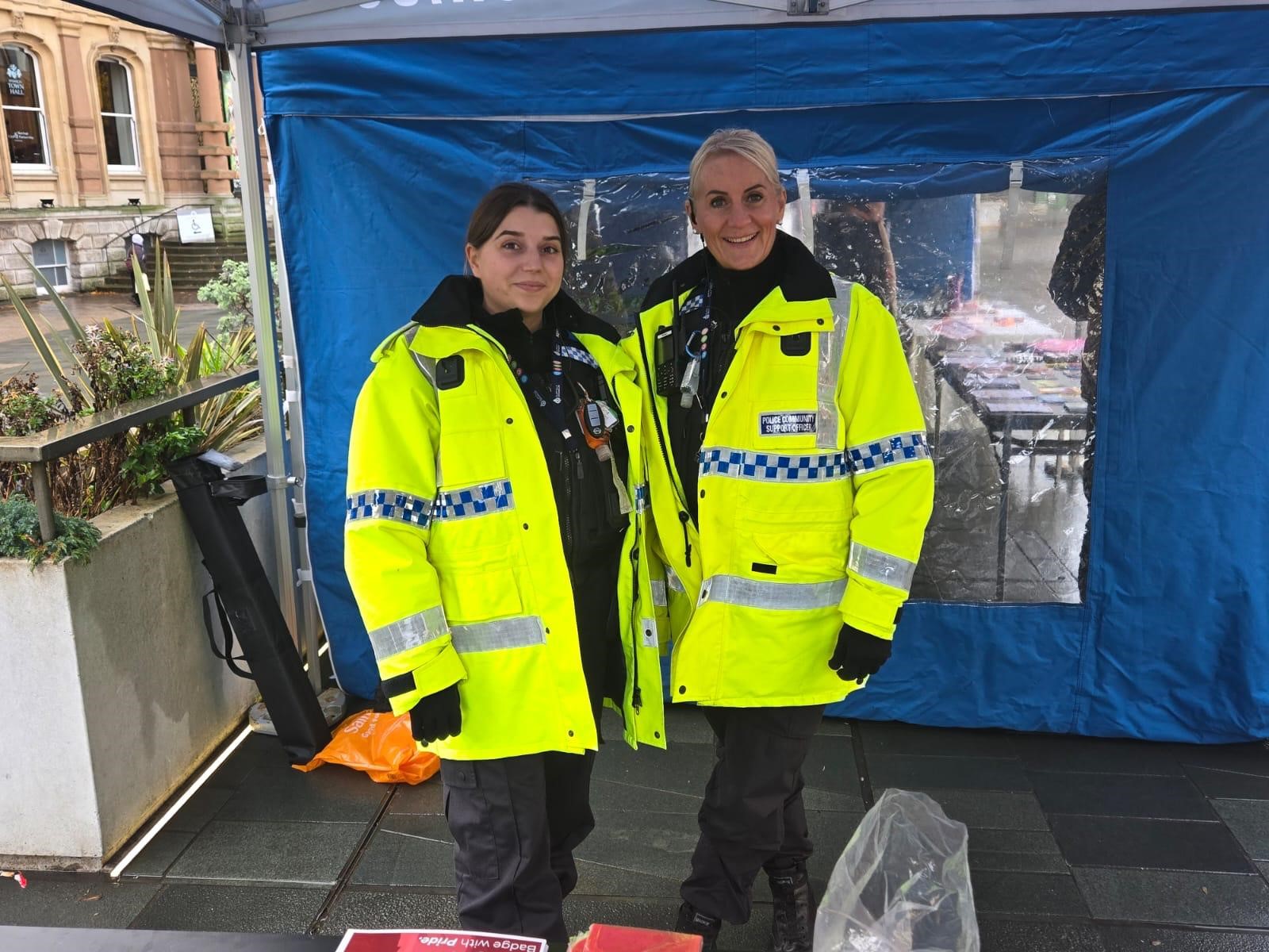 Members of Ipswich's Romanian community joined police and council officials on Cornhill today