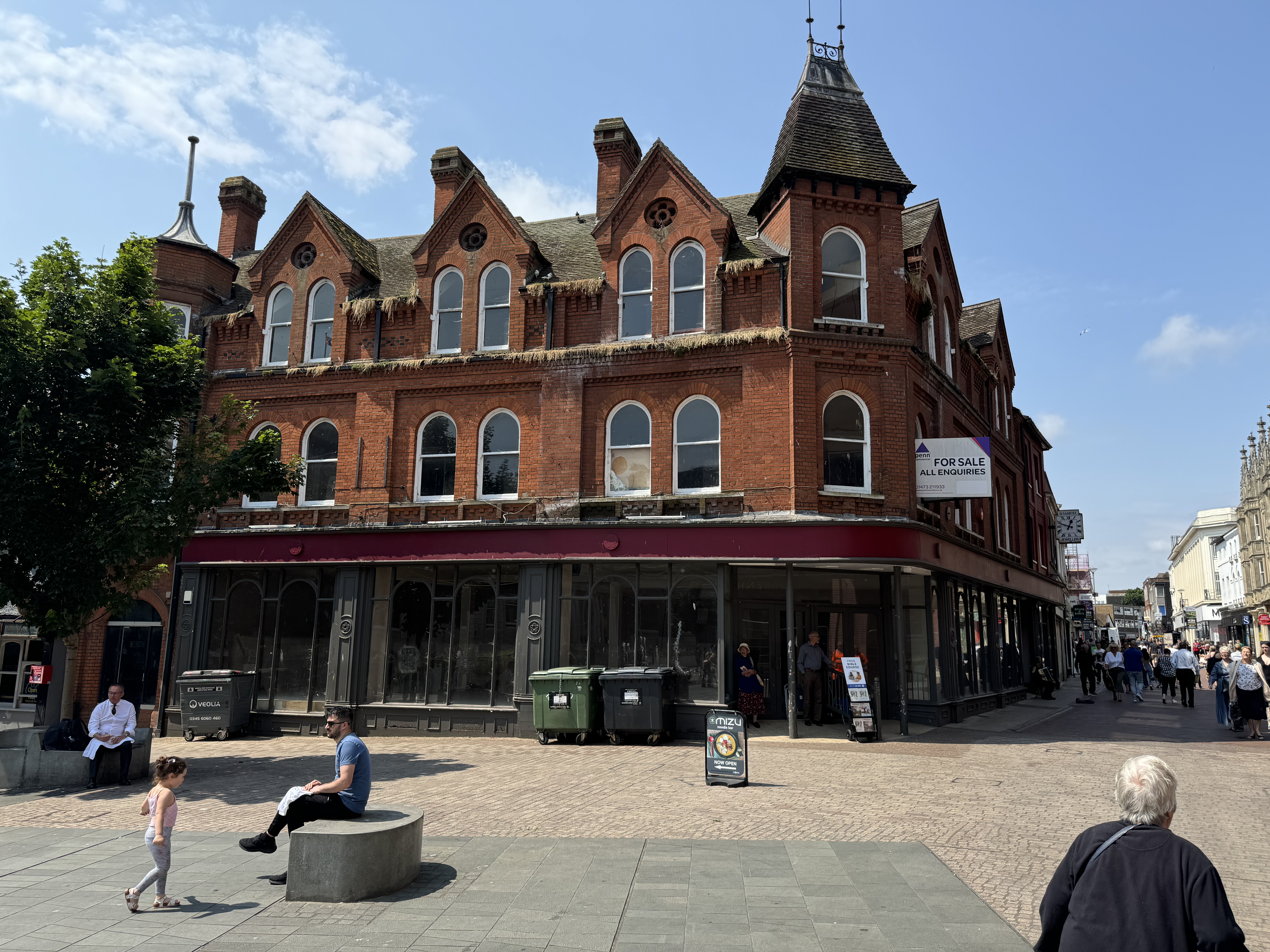 The former Grimwades building in Ipswich