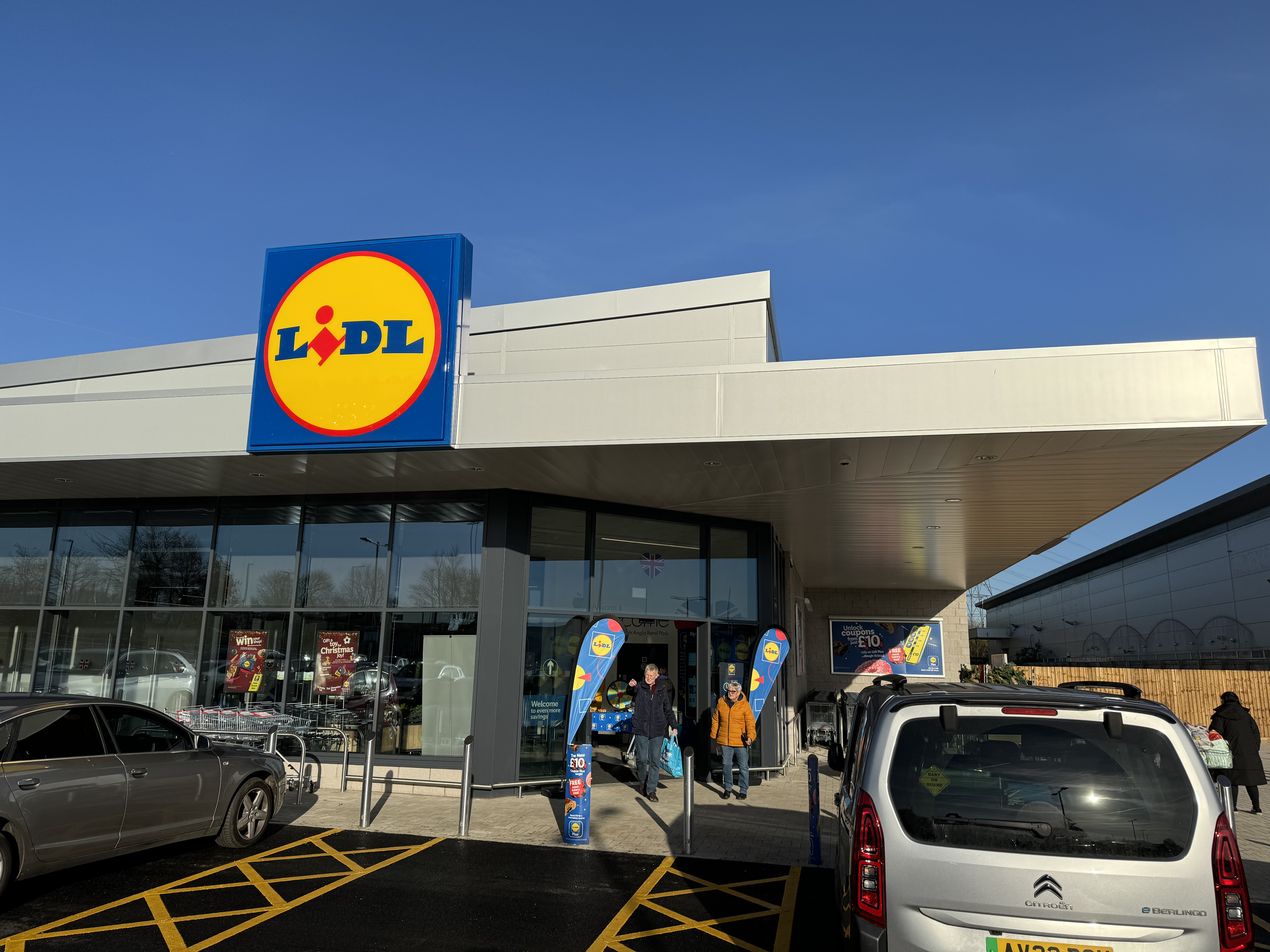 Lidl on Anglia Retail Park in Ipswich