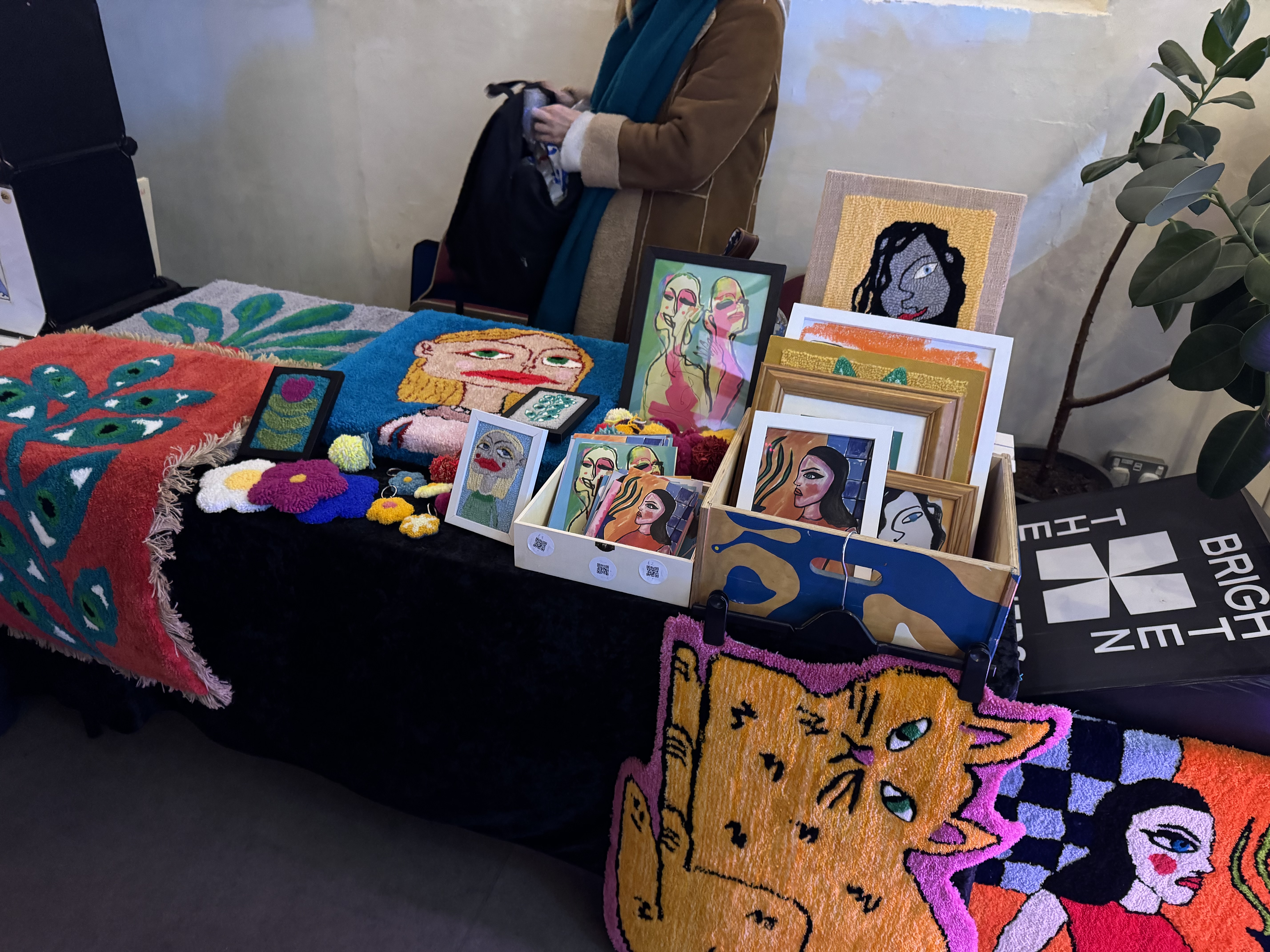 Another local makers stall at the St Stephen's Church winter market