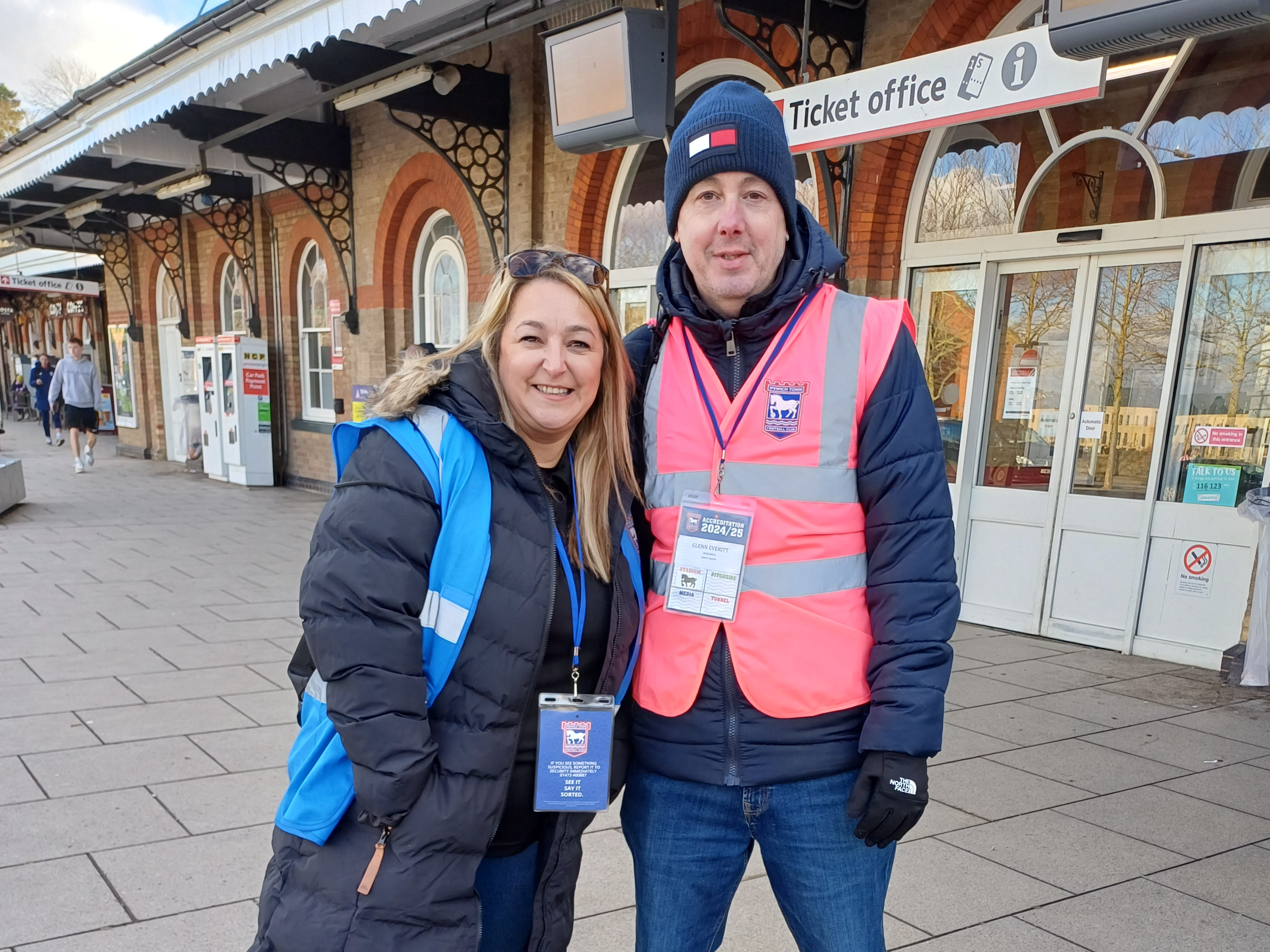 Becky and Glen, Community Support at ITFC