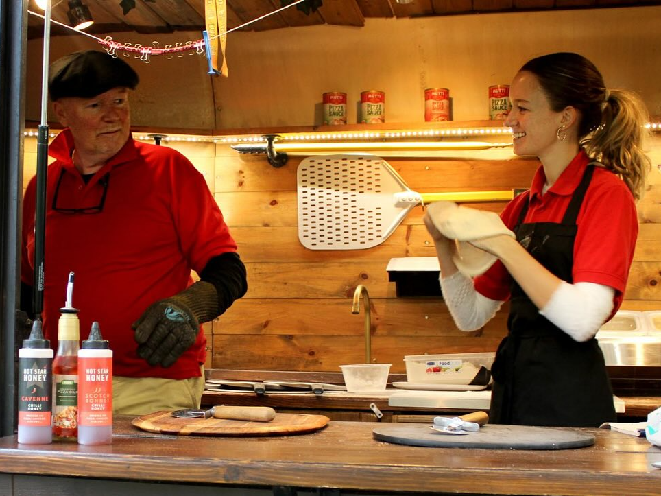Dad & Daughter's Pizza at Tower Street Food Hall in Ipswich
