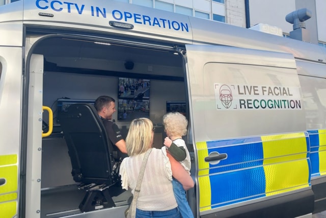 Live facial recognition technology being used to locate suspects wanted for serious offences