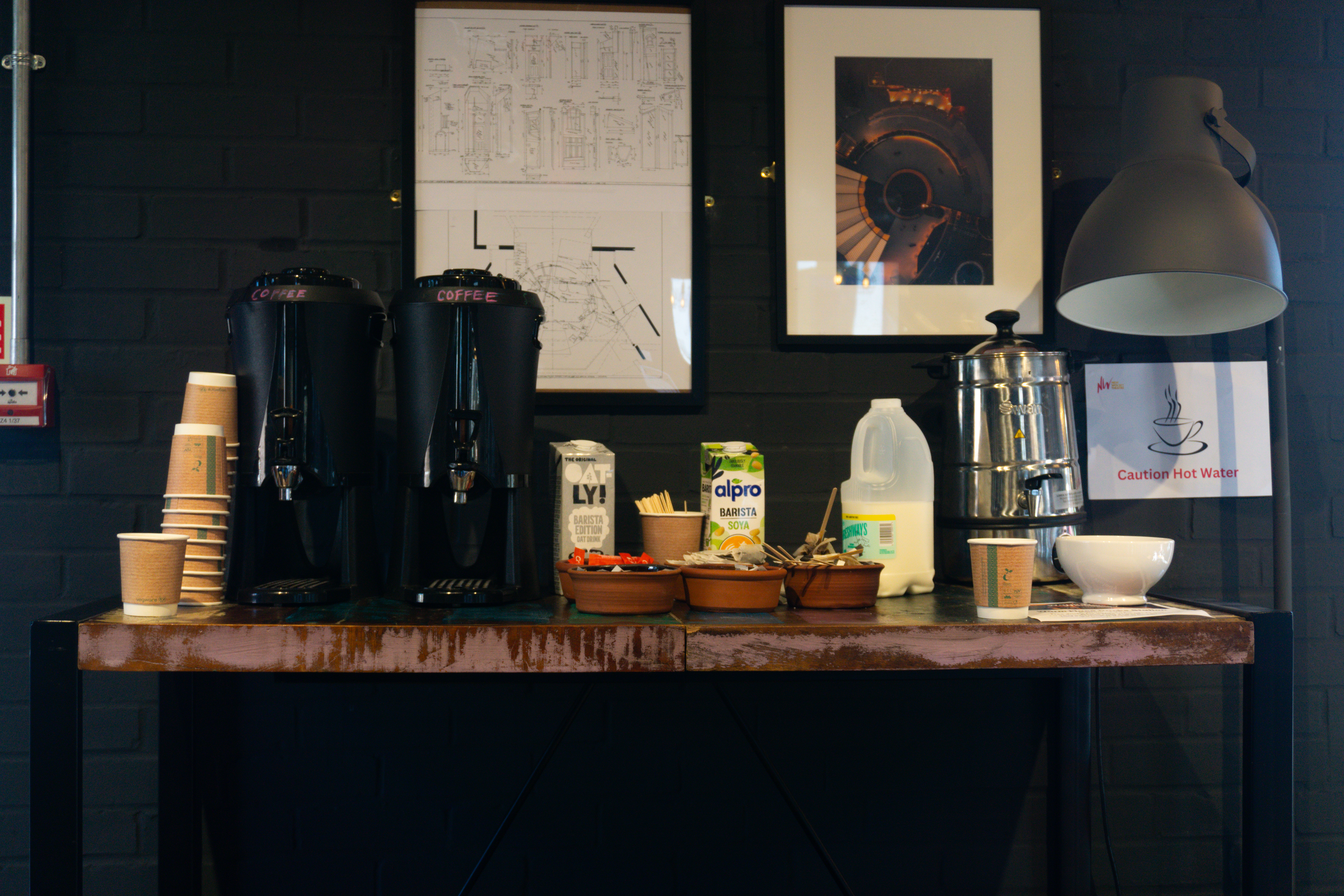 Warm refreshments at New Wolsey warm bank