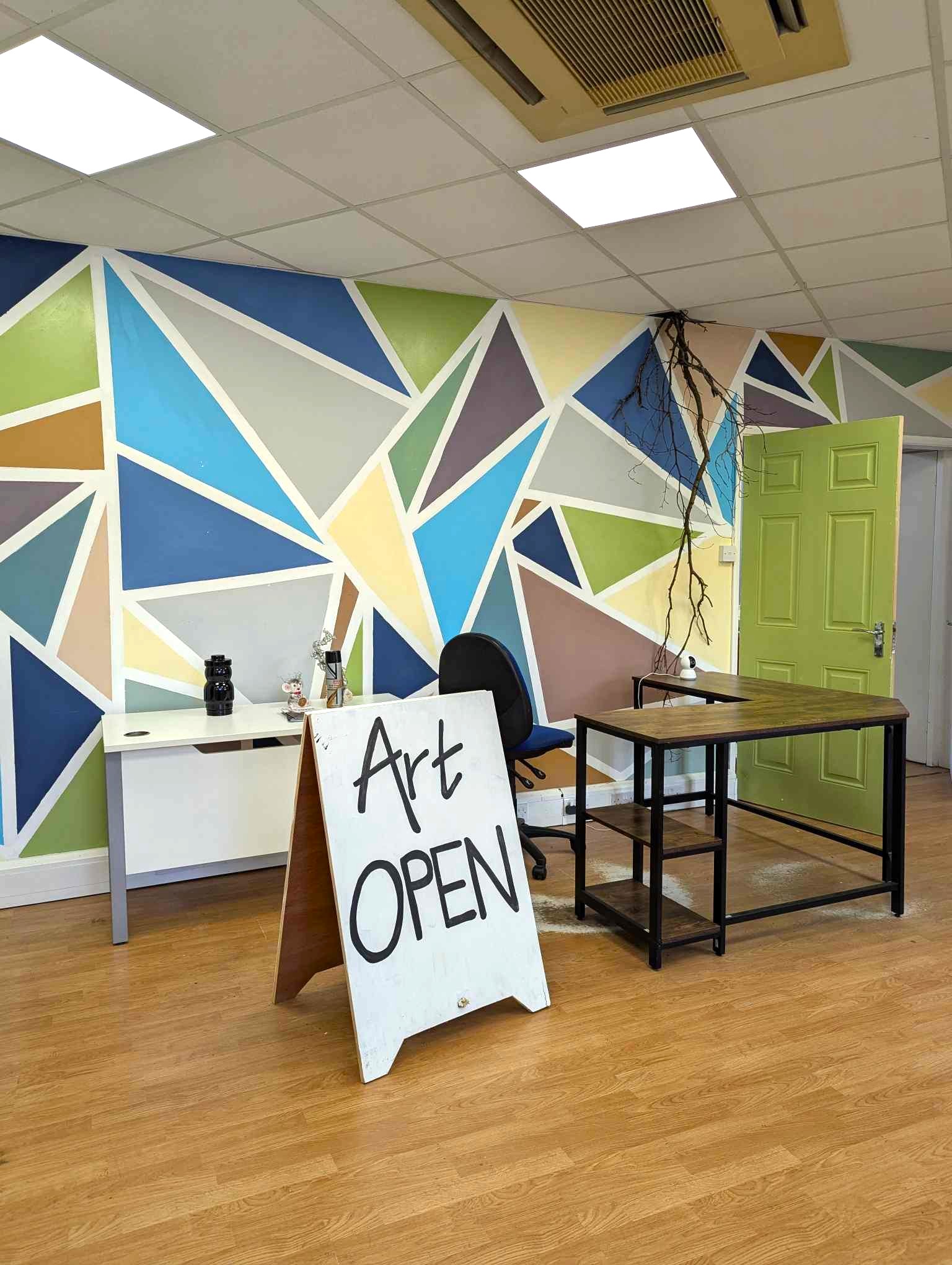 Art Open inside CHIp Studio on Turret Lane