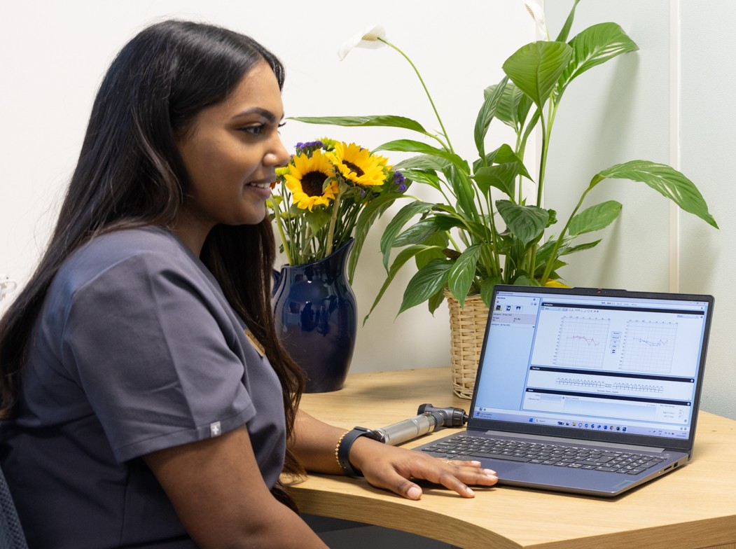 Jenette Jojo-Thomas at All About Hearing in Ipswich