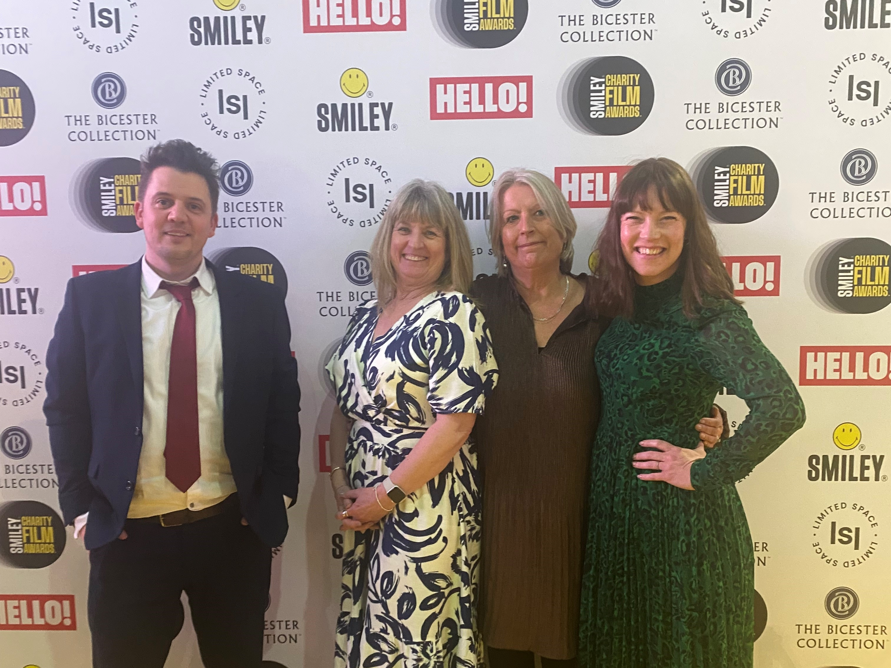 Luke Littleboy, Deb Johnson, Sally Winston and Rachel Prendergast at the awards