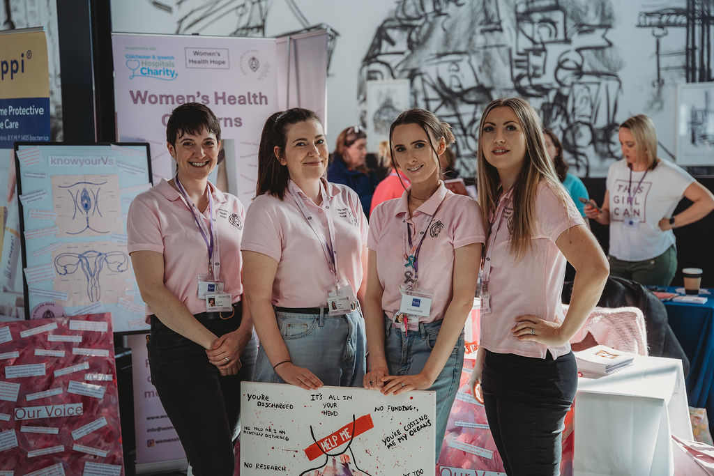 Suffolk-based charity Women's Health Hope, which supports women with chronic conditions, hosted a stall at the popular event