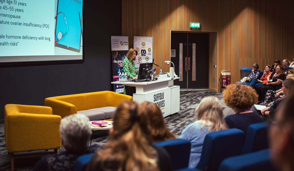 Dr Rebecca Lewis, founder of Newson Health, provided a keynote speech on how to manage the menopause