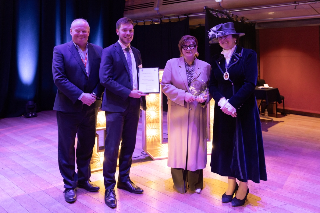 Mark Murphy with Restore Women's Aid