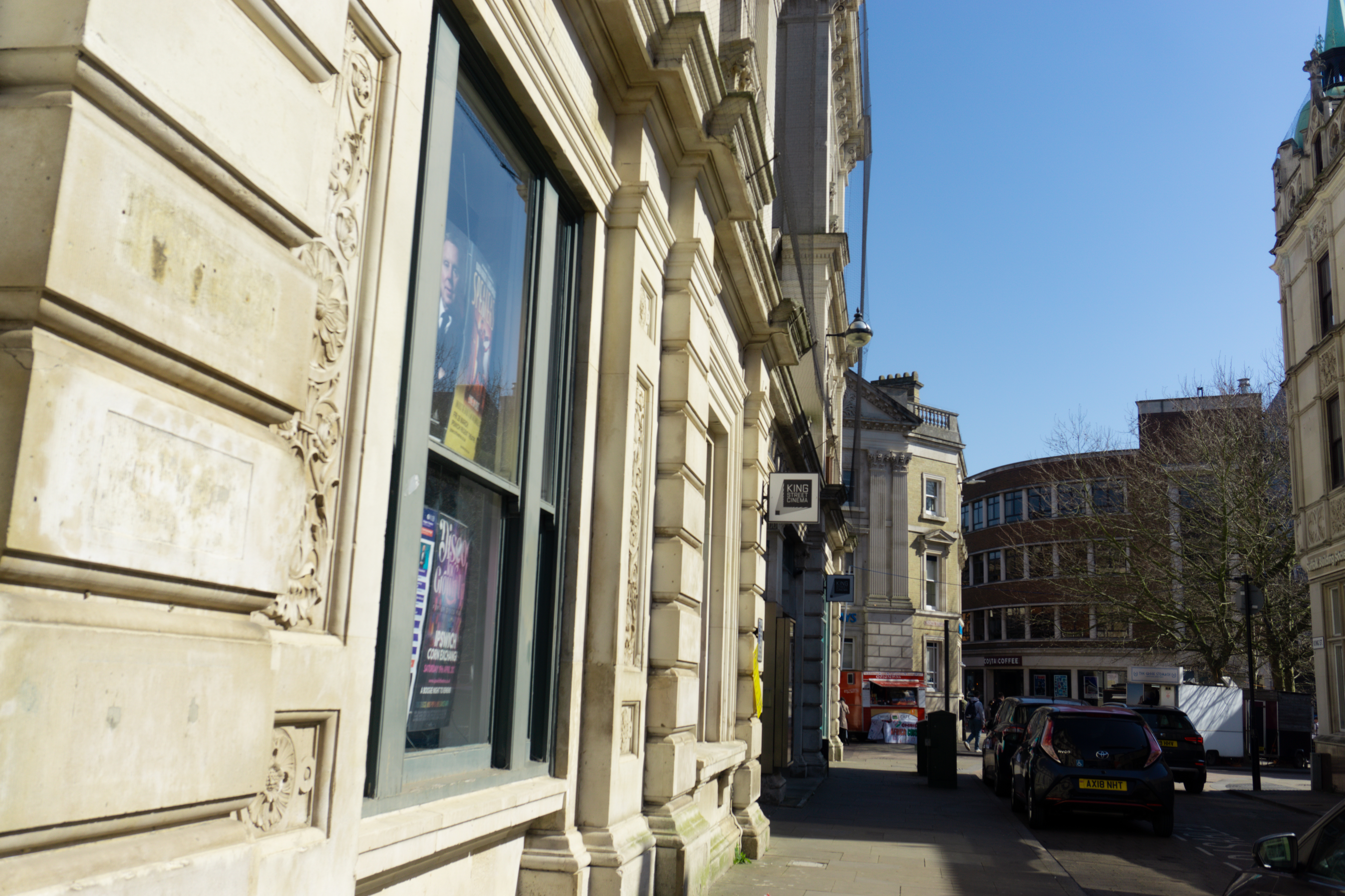 Kings Street Cinema in Ipswich by the corn exchange