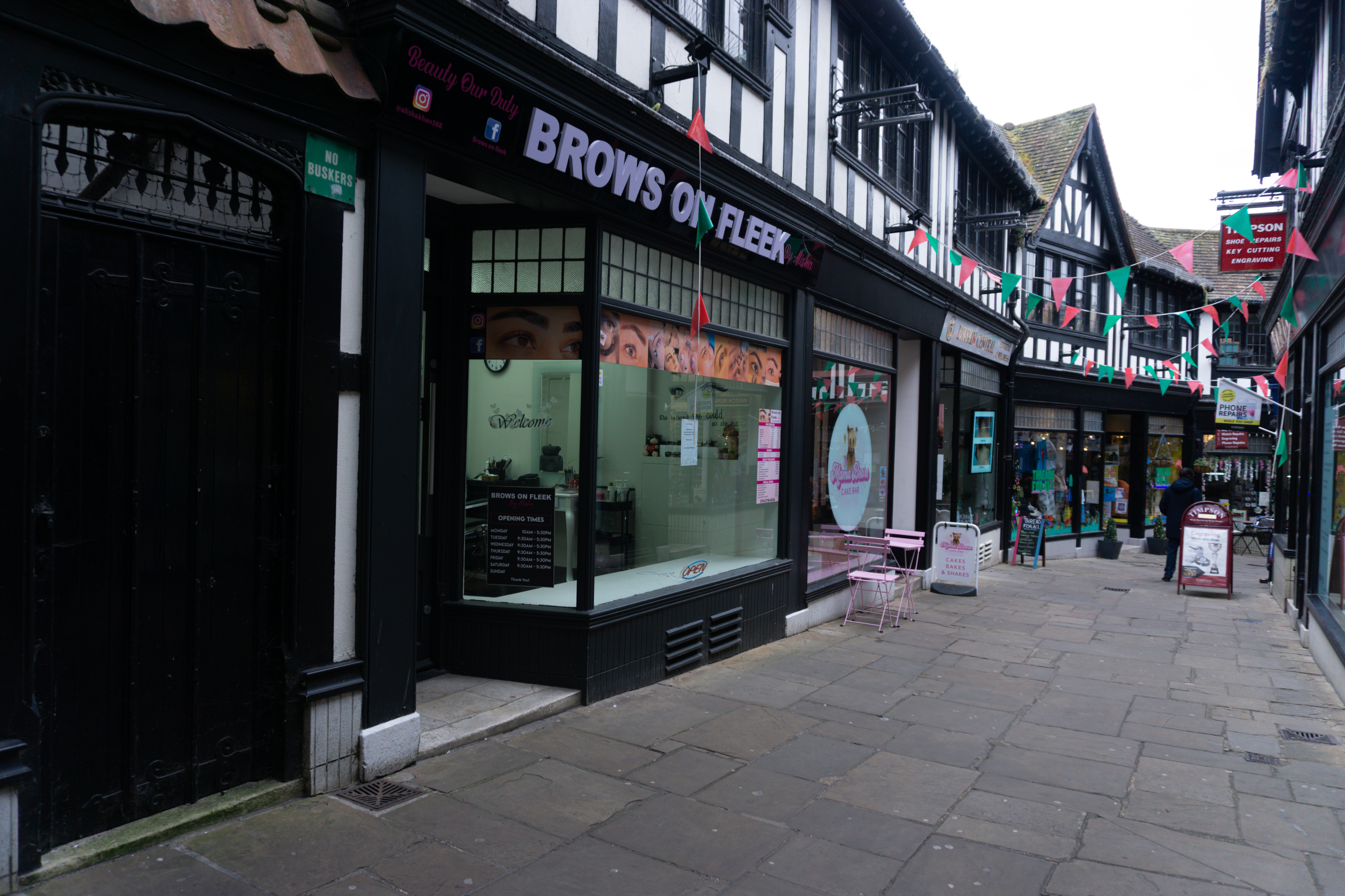 The walk independent shops in Ipswich buildings
