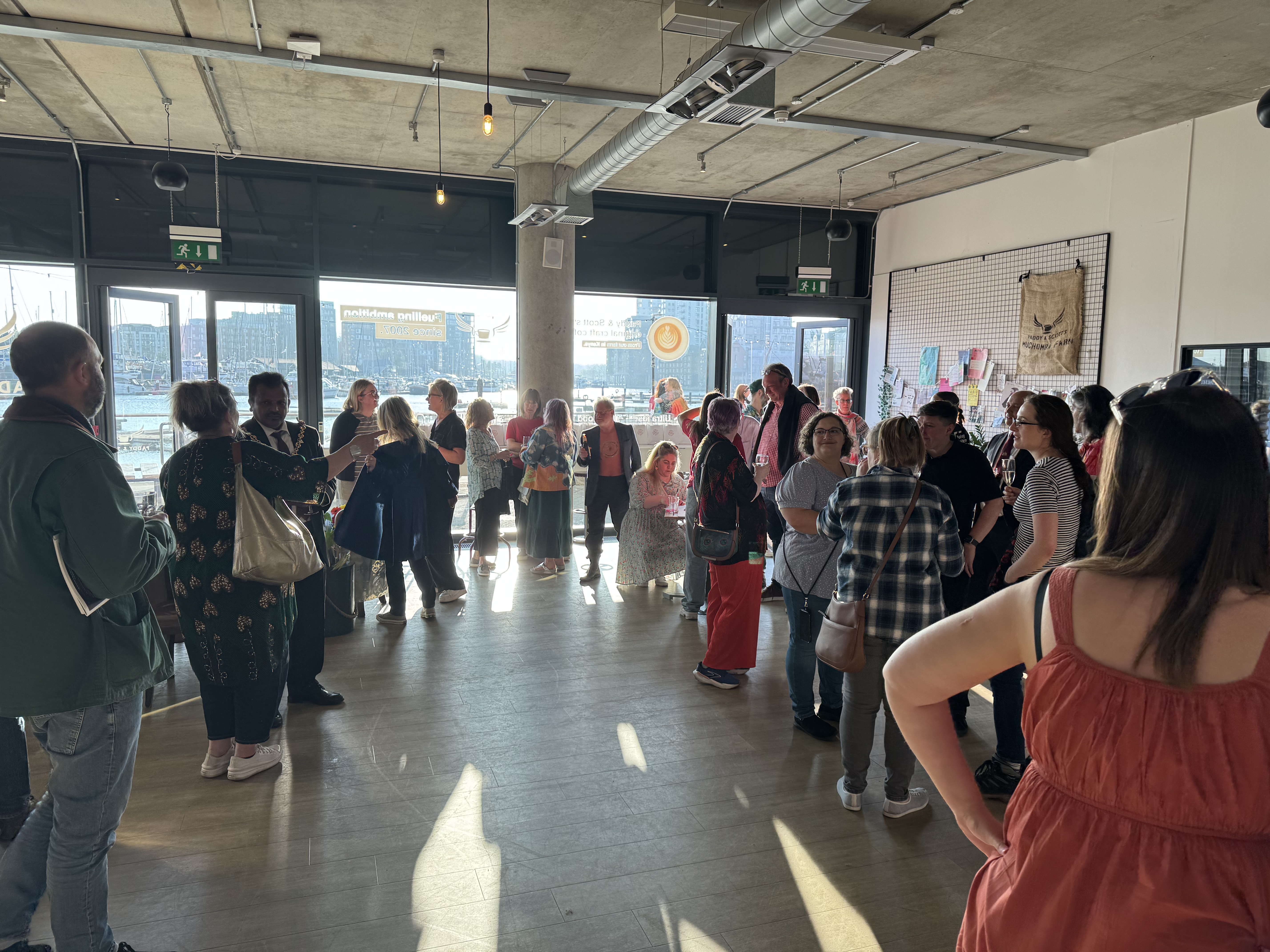 Ipswich Book Festival launch event at Paddy & Scott's in Ipswich