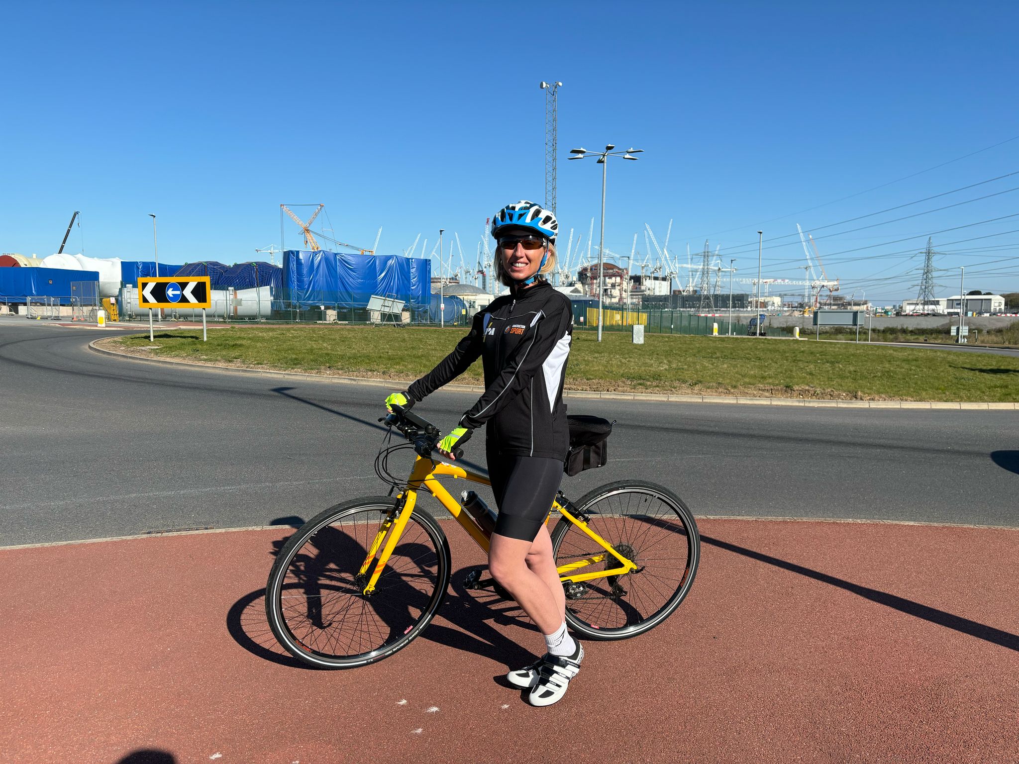Women in Construction Anglia founder Clare Friel, from Ipswich, is among the riders taking part