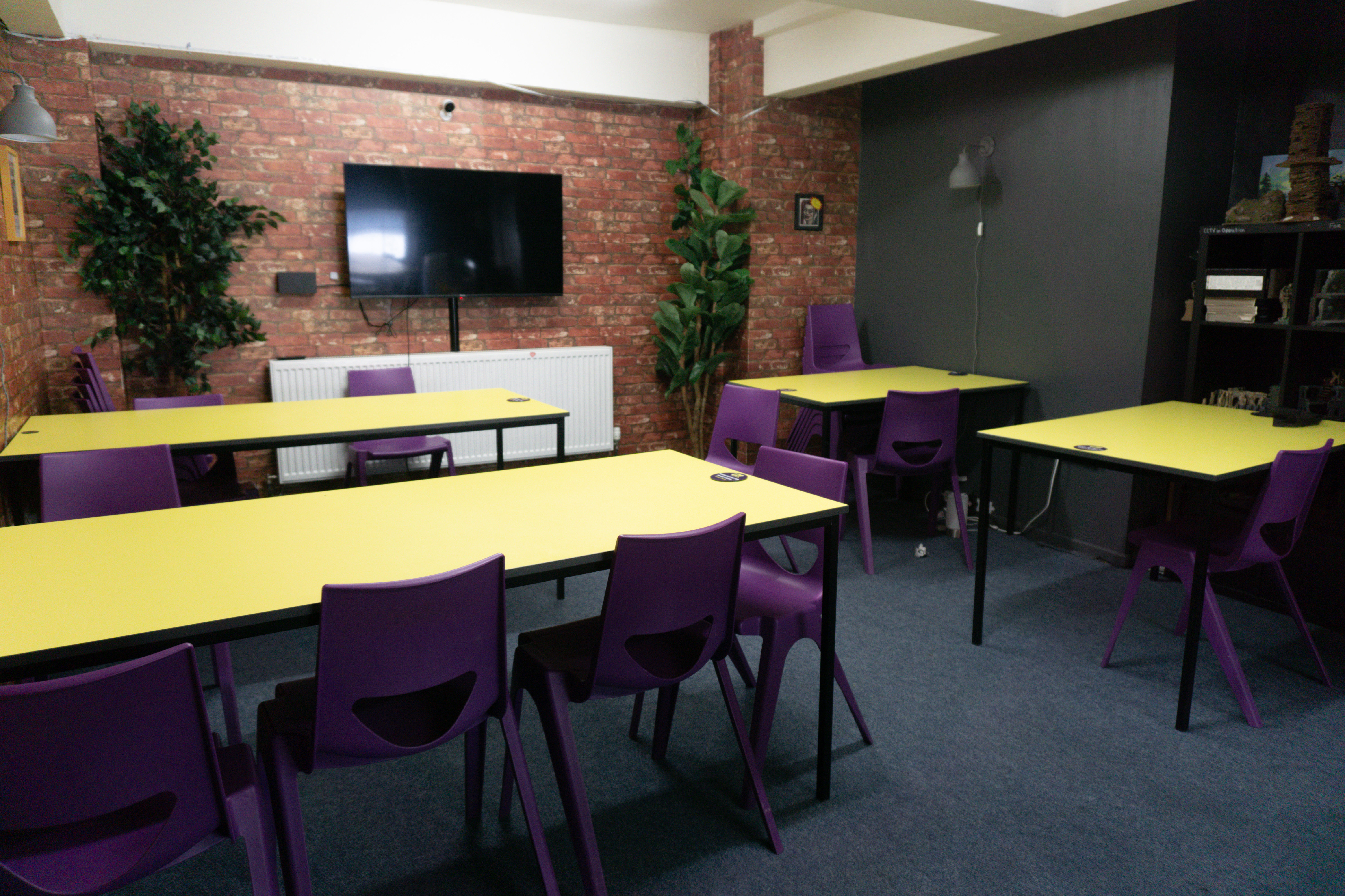 The venue has a number of spaces for gaming and socialising