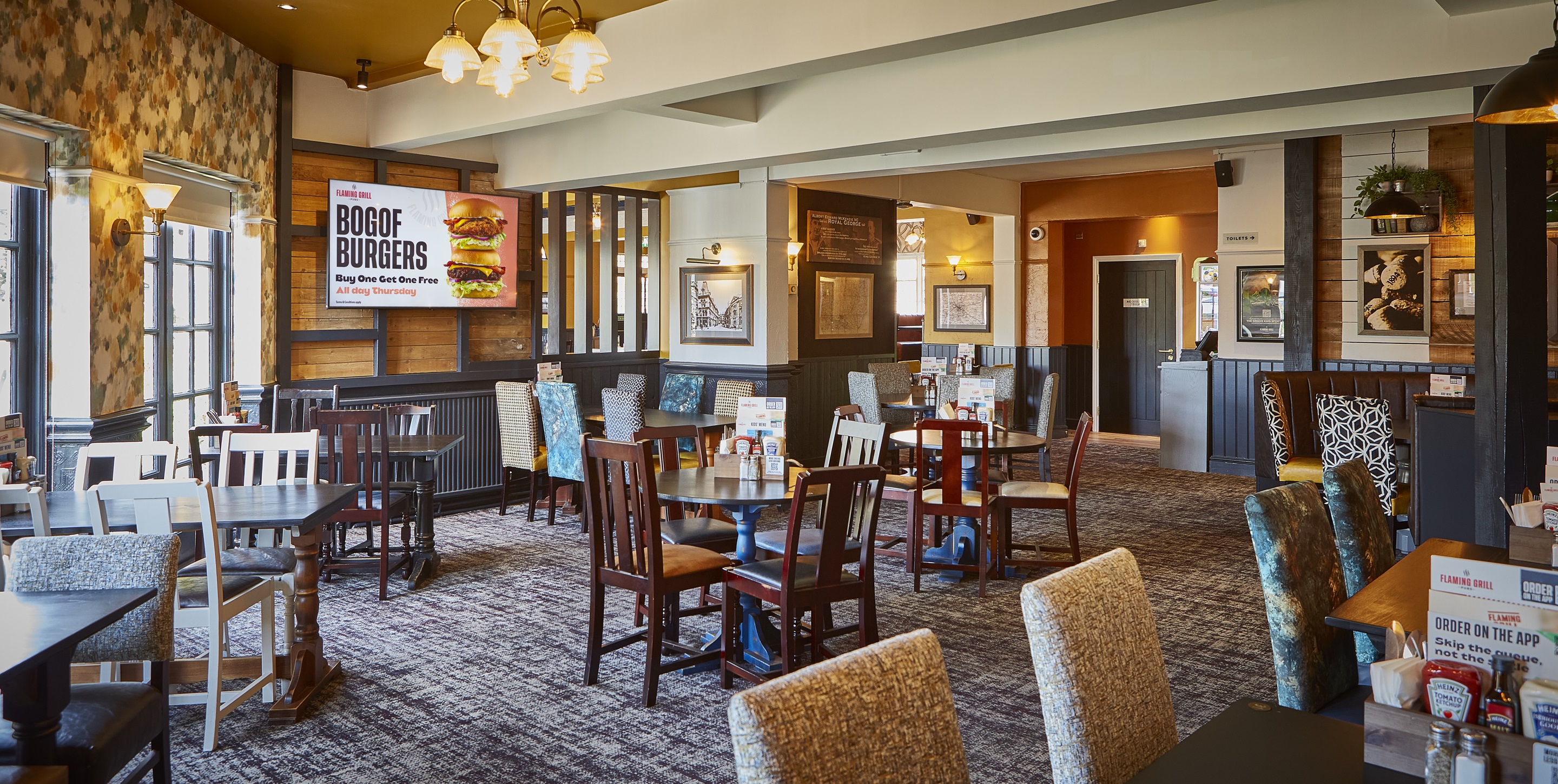 New interior at the Royal George in Ipswich