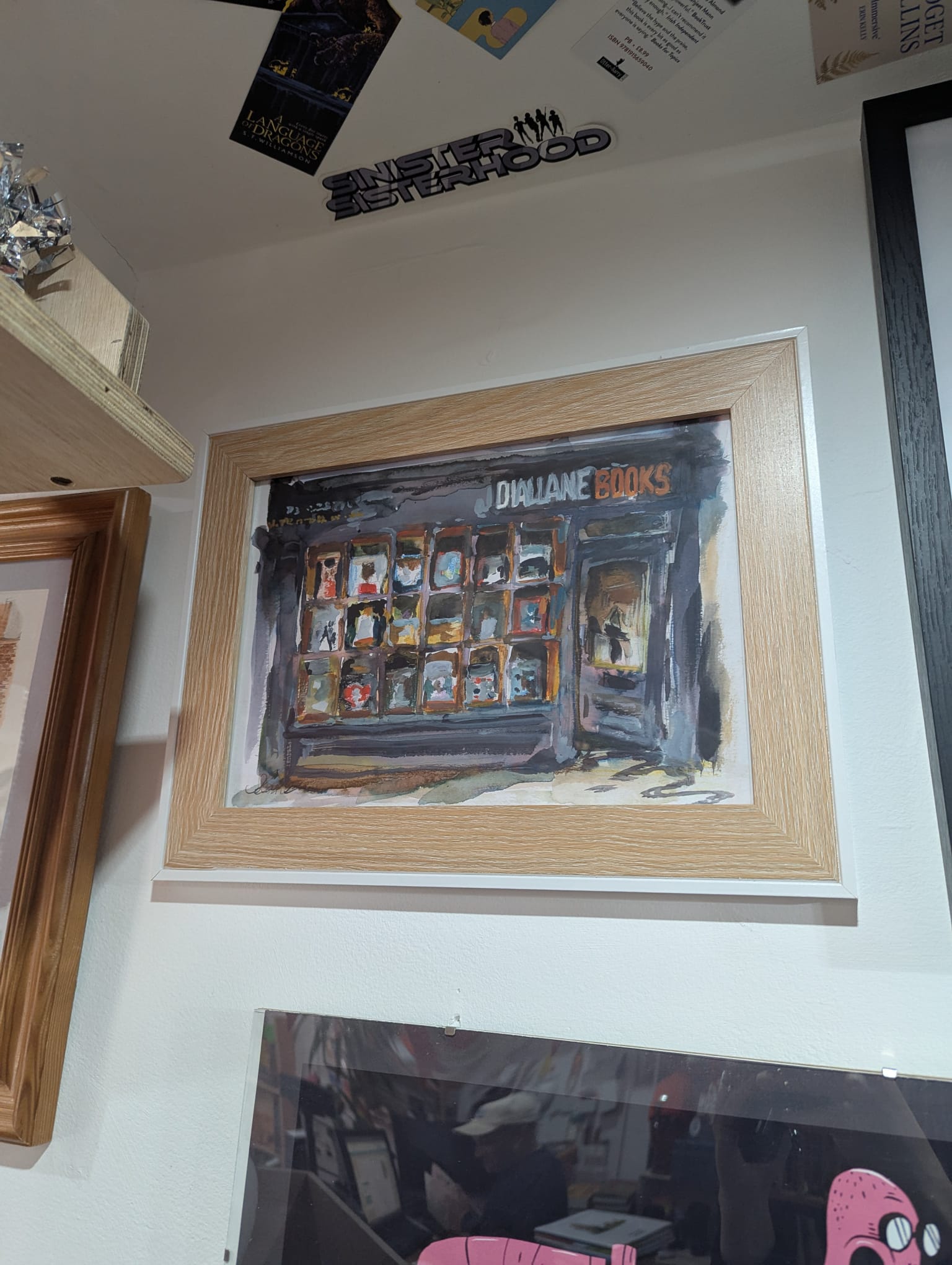 Dial Lane Bookshop fan art