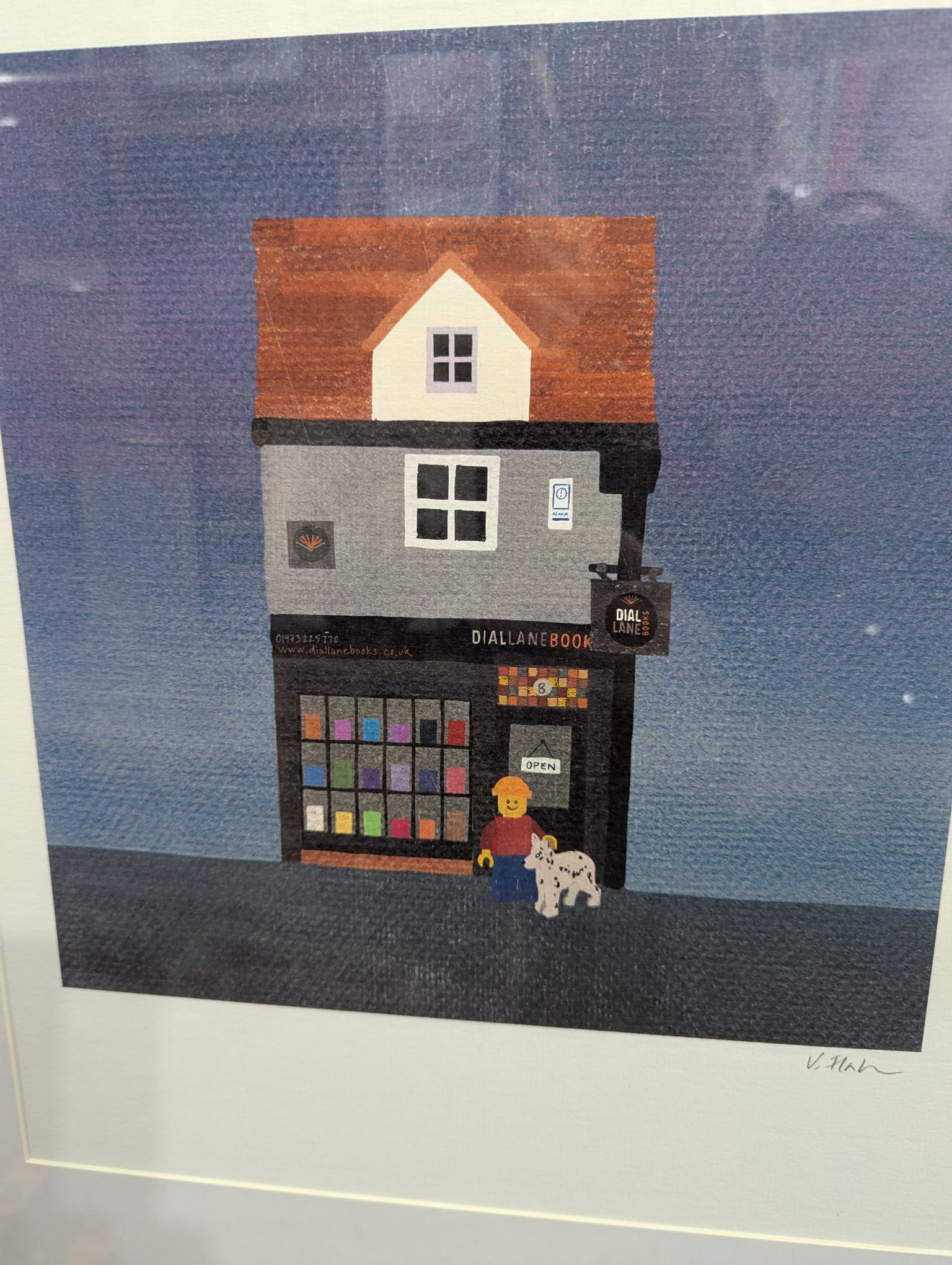 Dial Lane Bookshop fan art