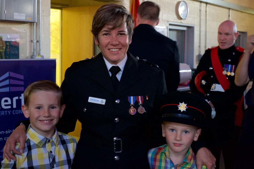 Sally Hammond and her two sons