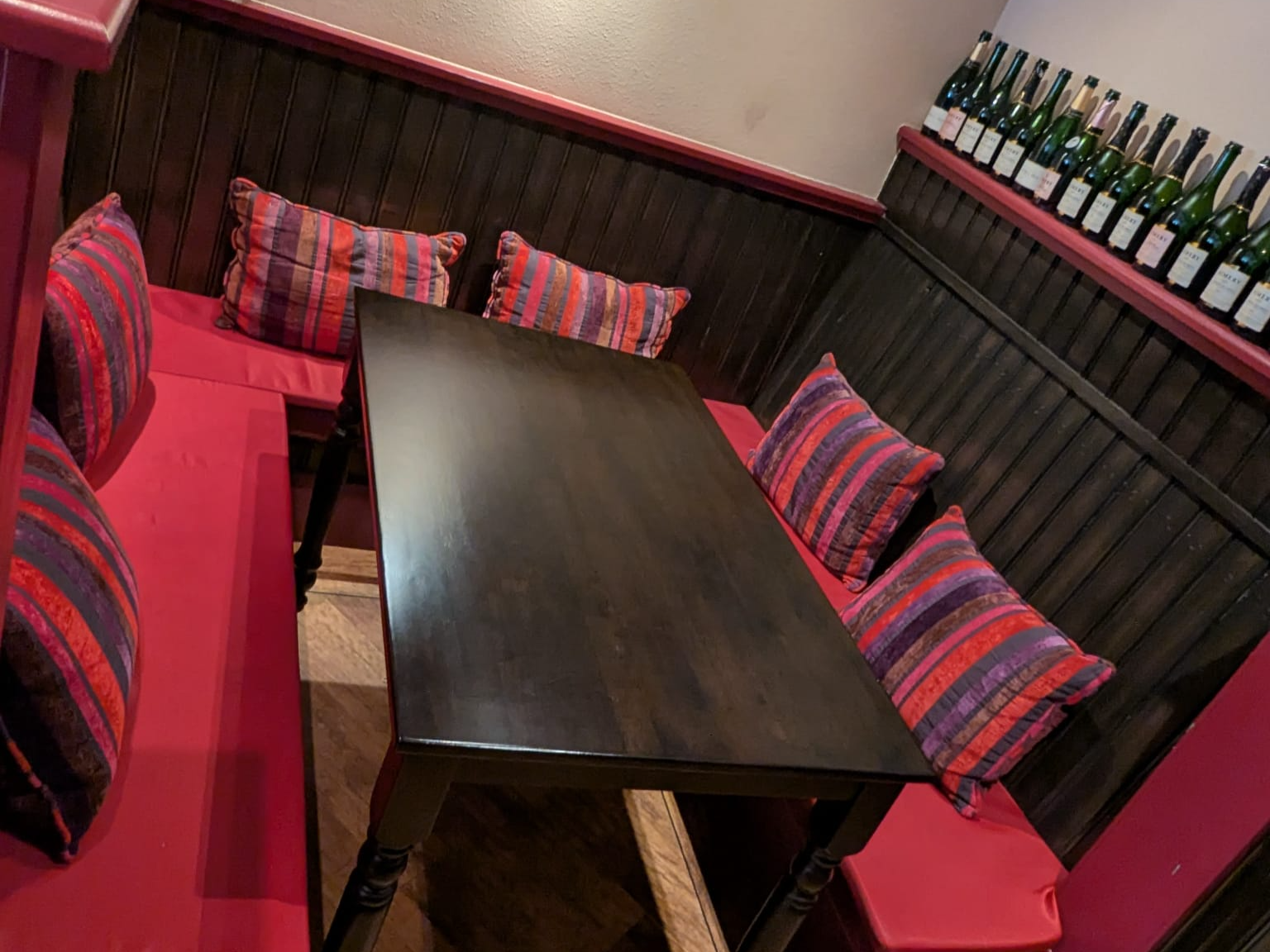 Booths inside the Crafty Fox in Ipswich