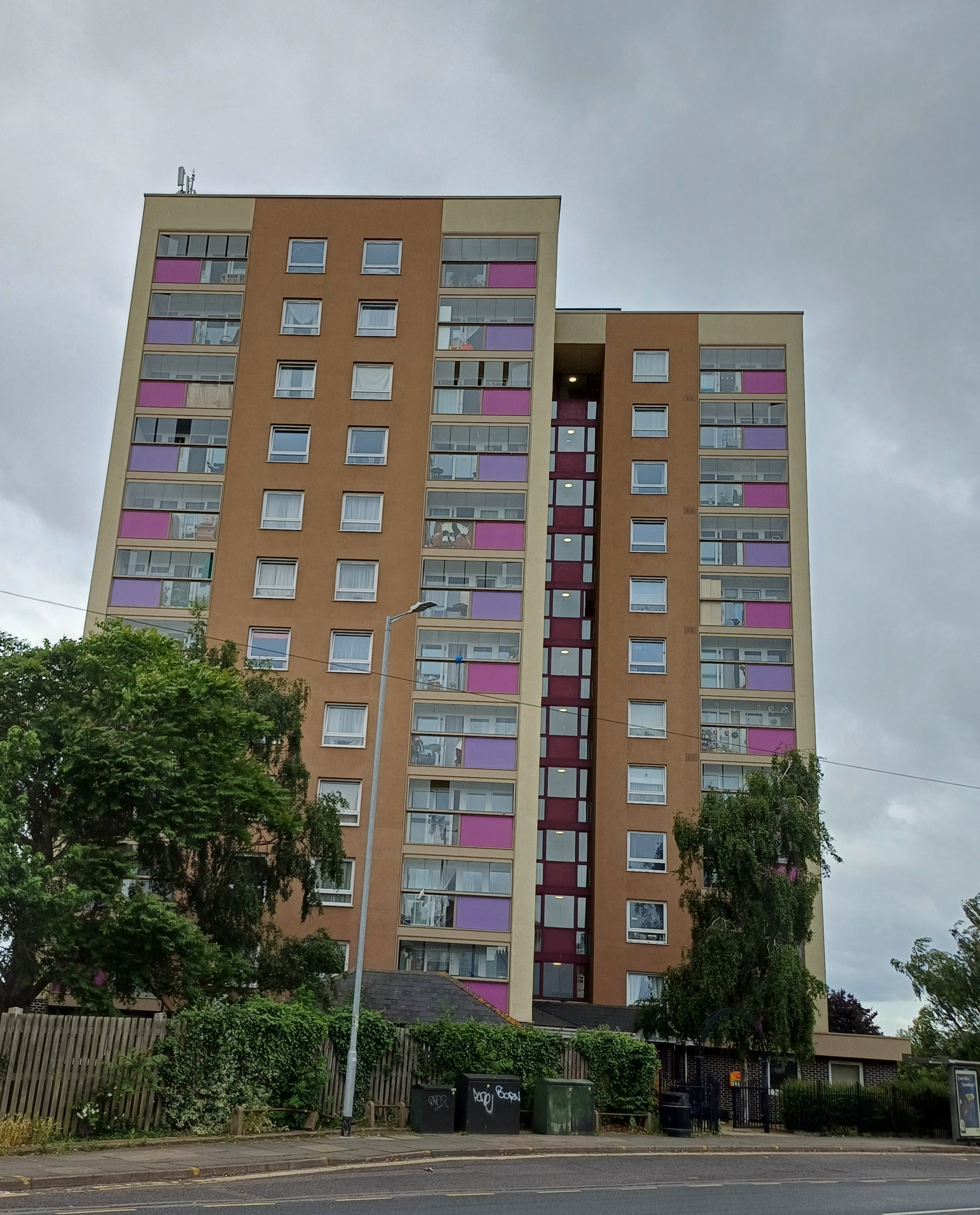 Flats on the corner of Norwich Road and Bramford Road in Ipswich