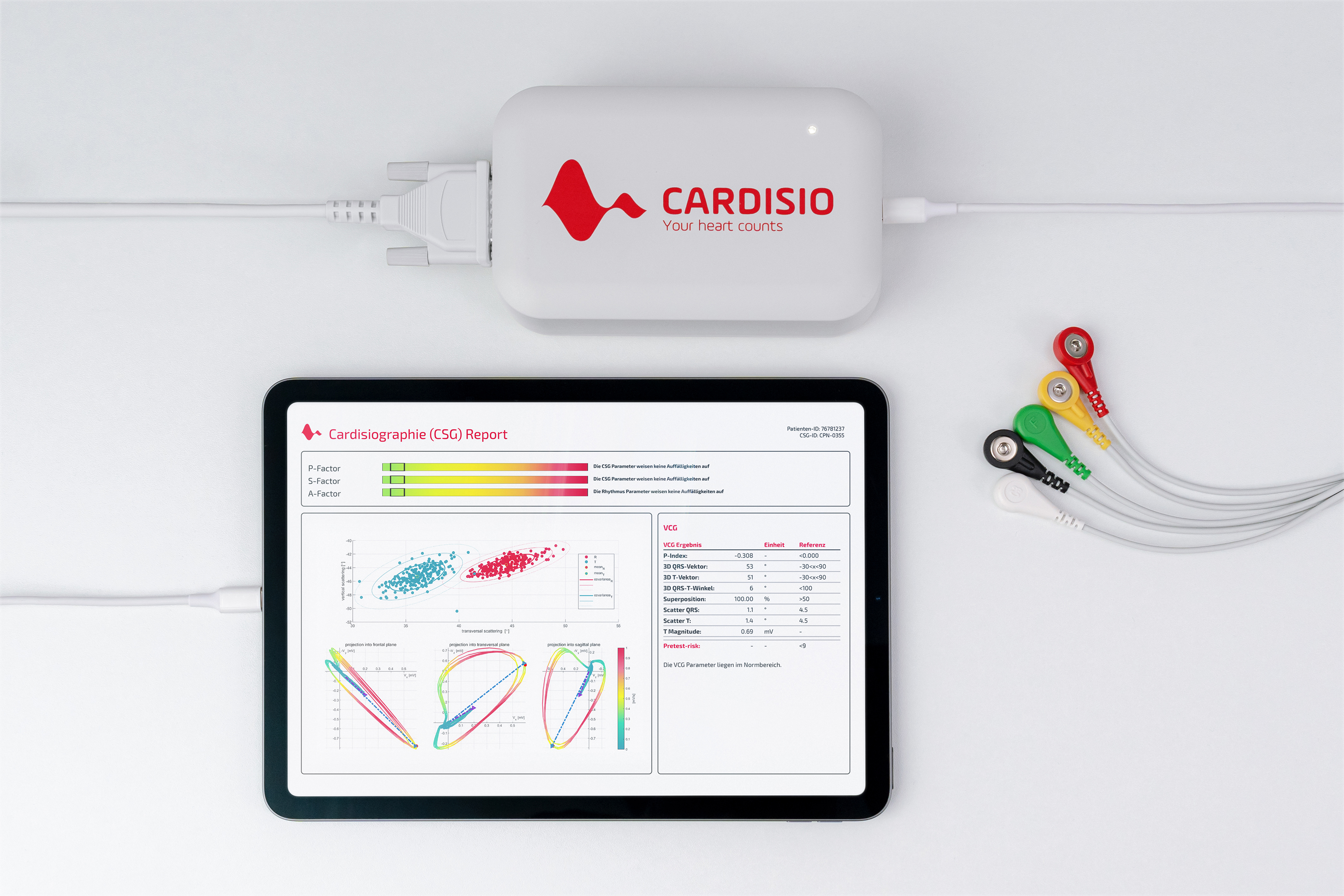 The Cardisio test utilises AI to provide accurate readings