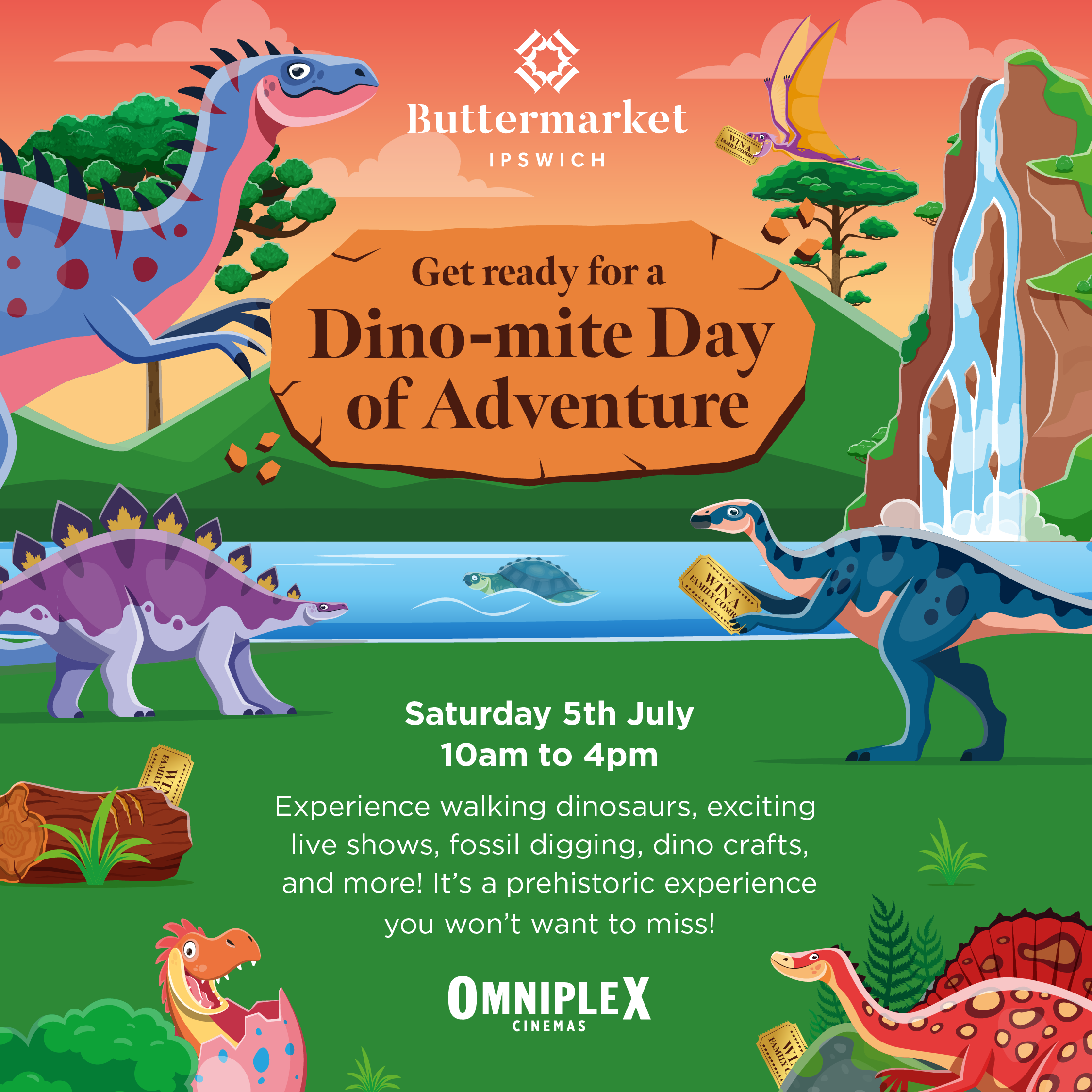 Omniplex Dino-Mite day poster