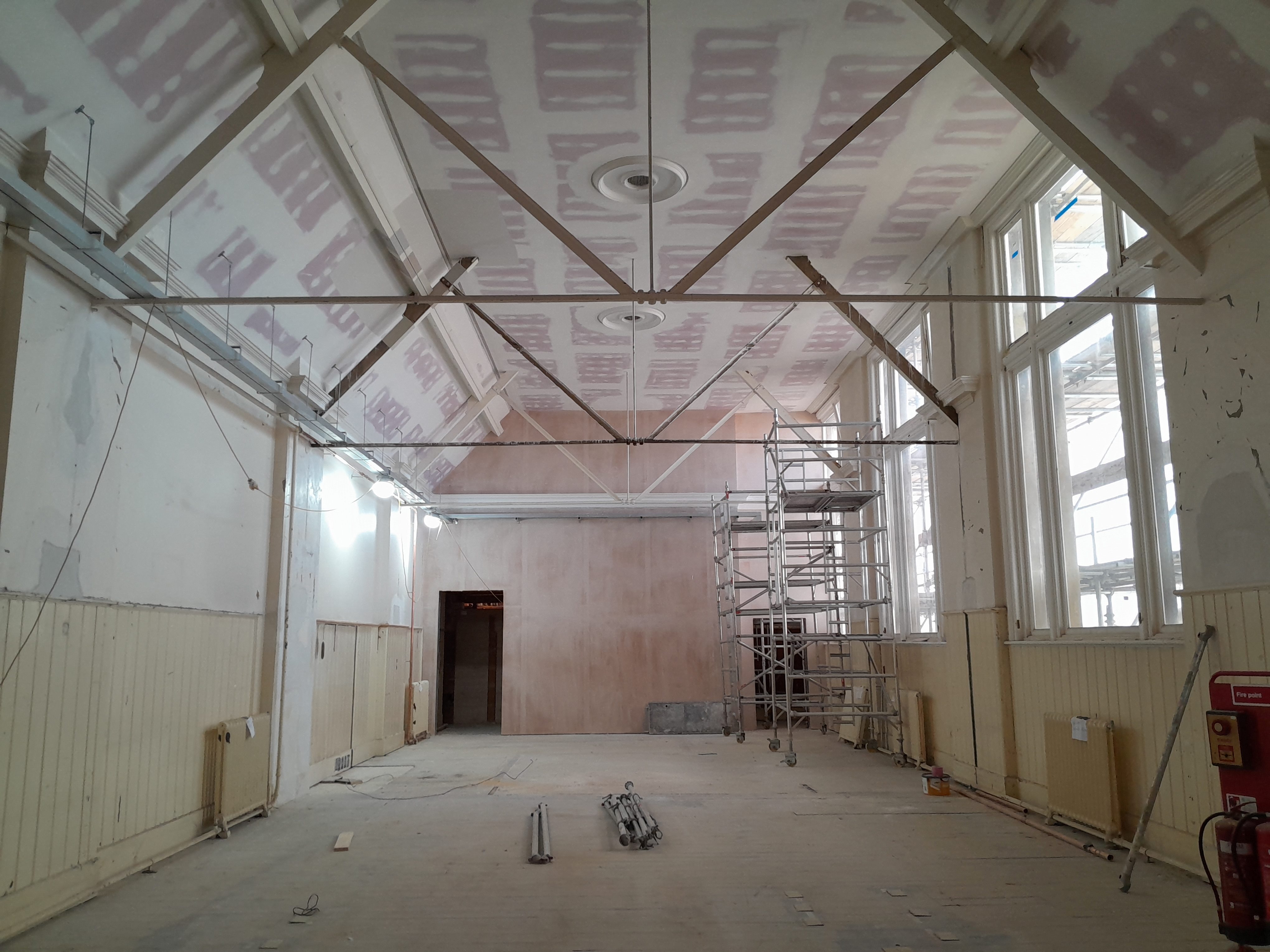 Work in progress at Ipswich Museum