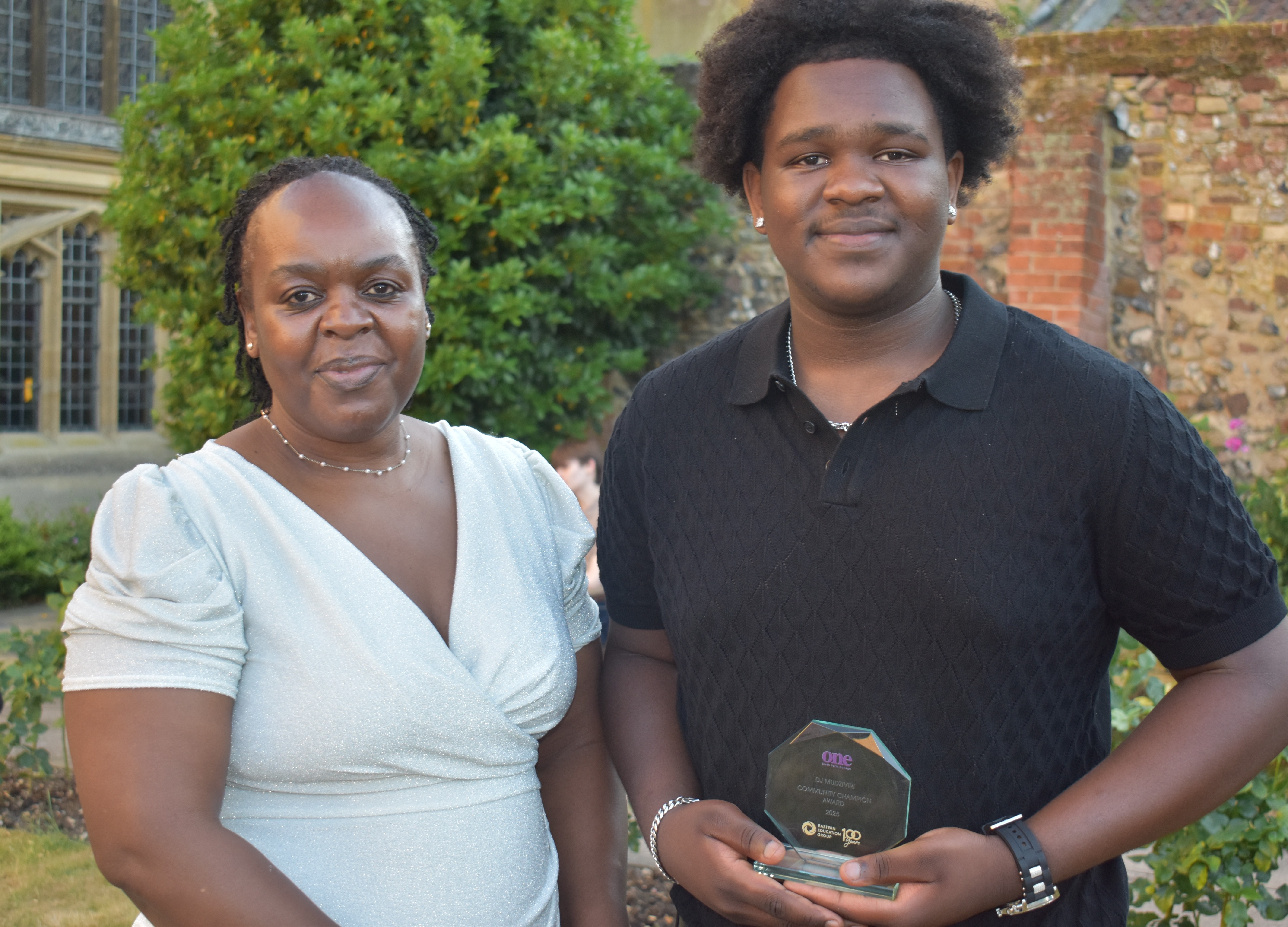 DJ and his proud mum Anna