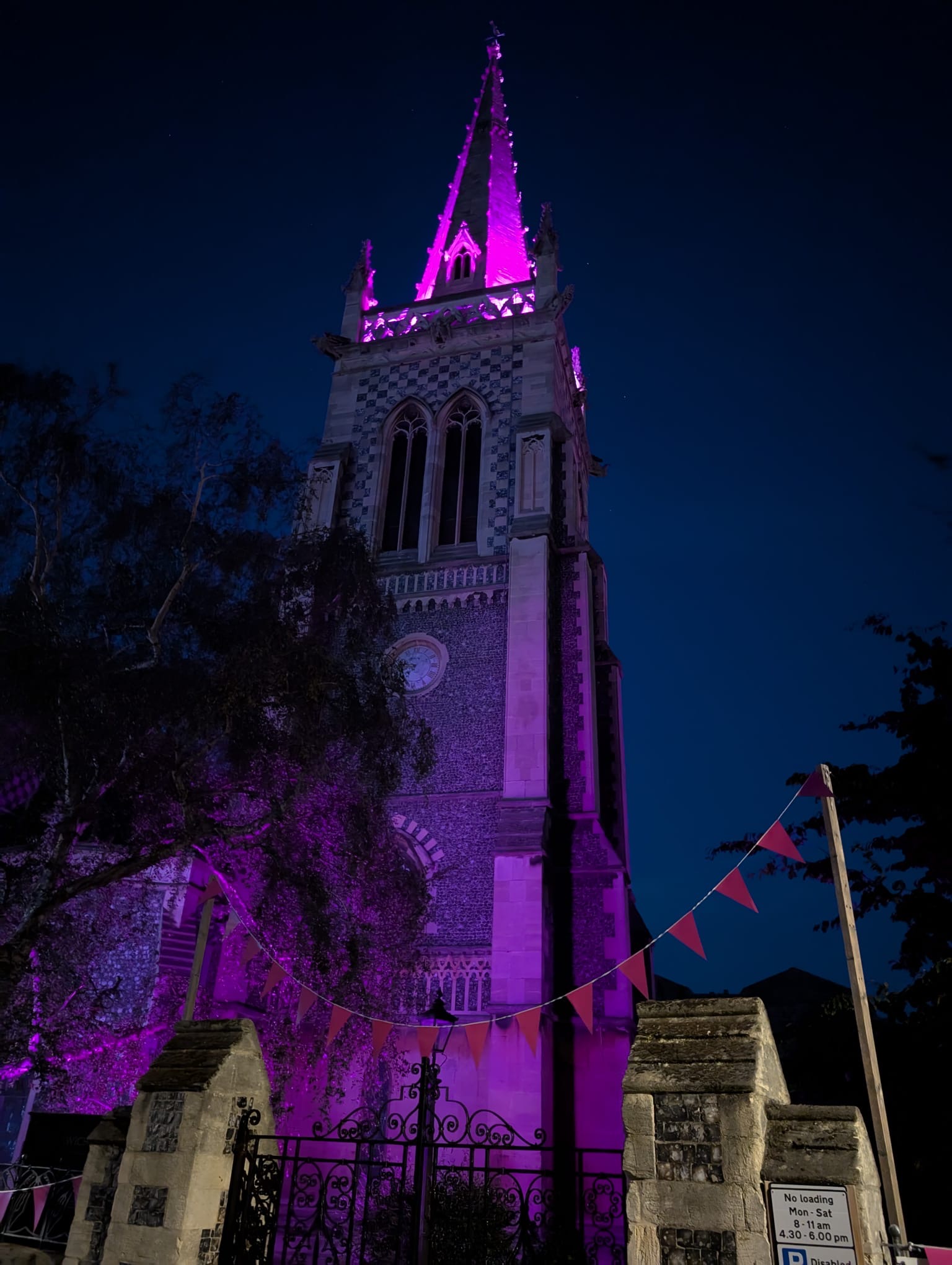 Ipswich Minster has been joined the festivities, too