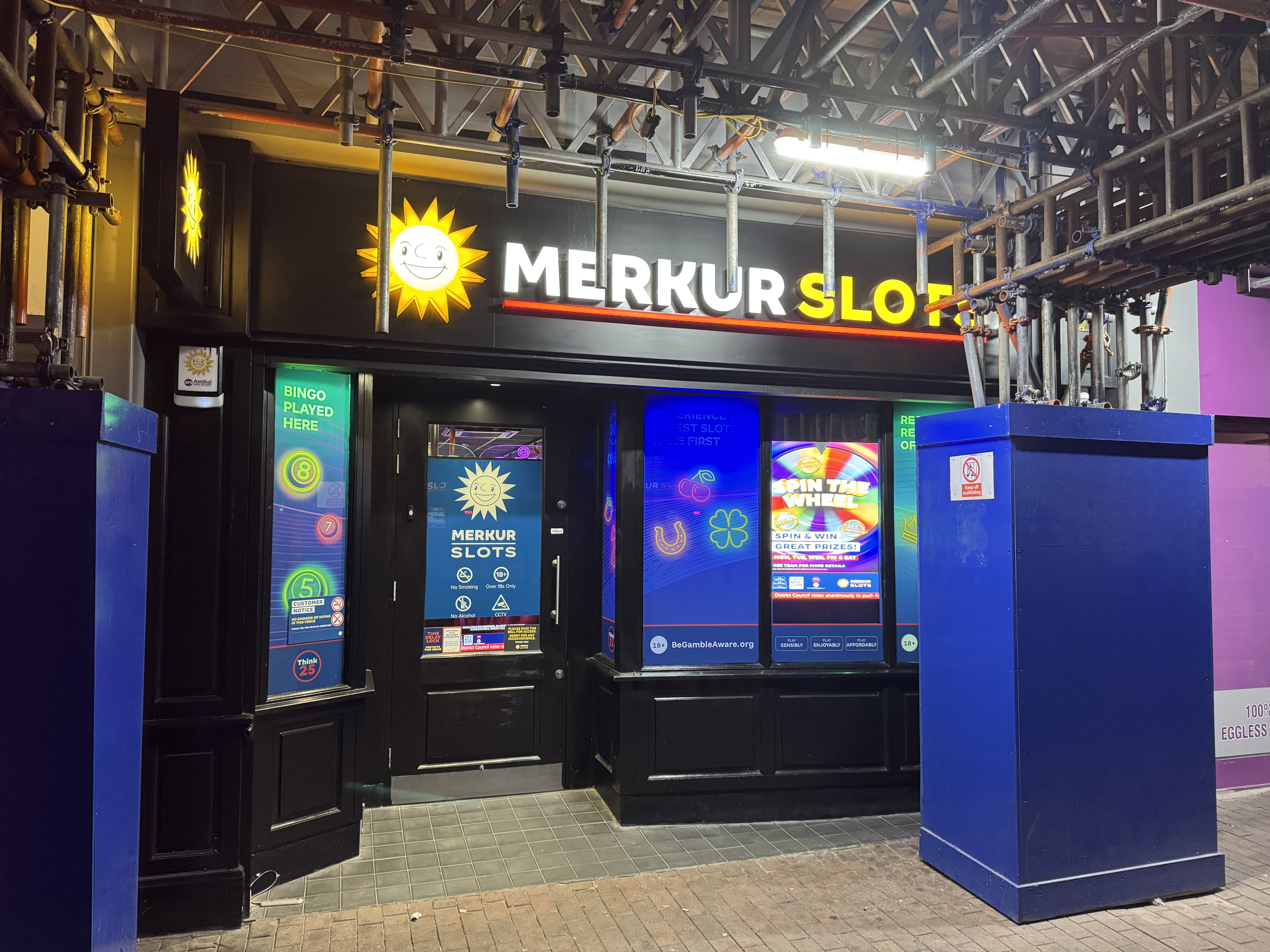 Merkur Slots on Carr Street in Ipswich