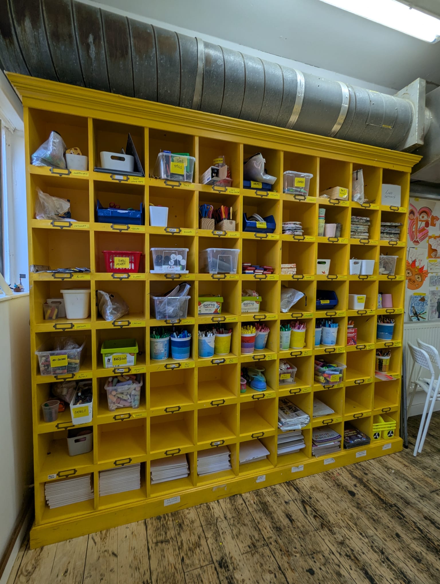 Craft shelves